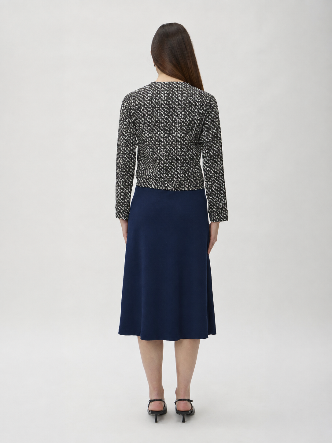 Flared Skirt in Darfo – 3365 Blue