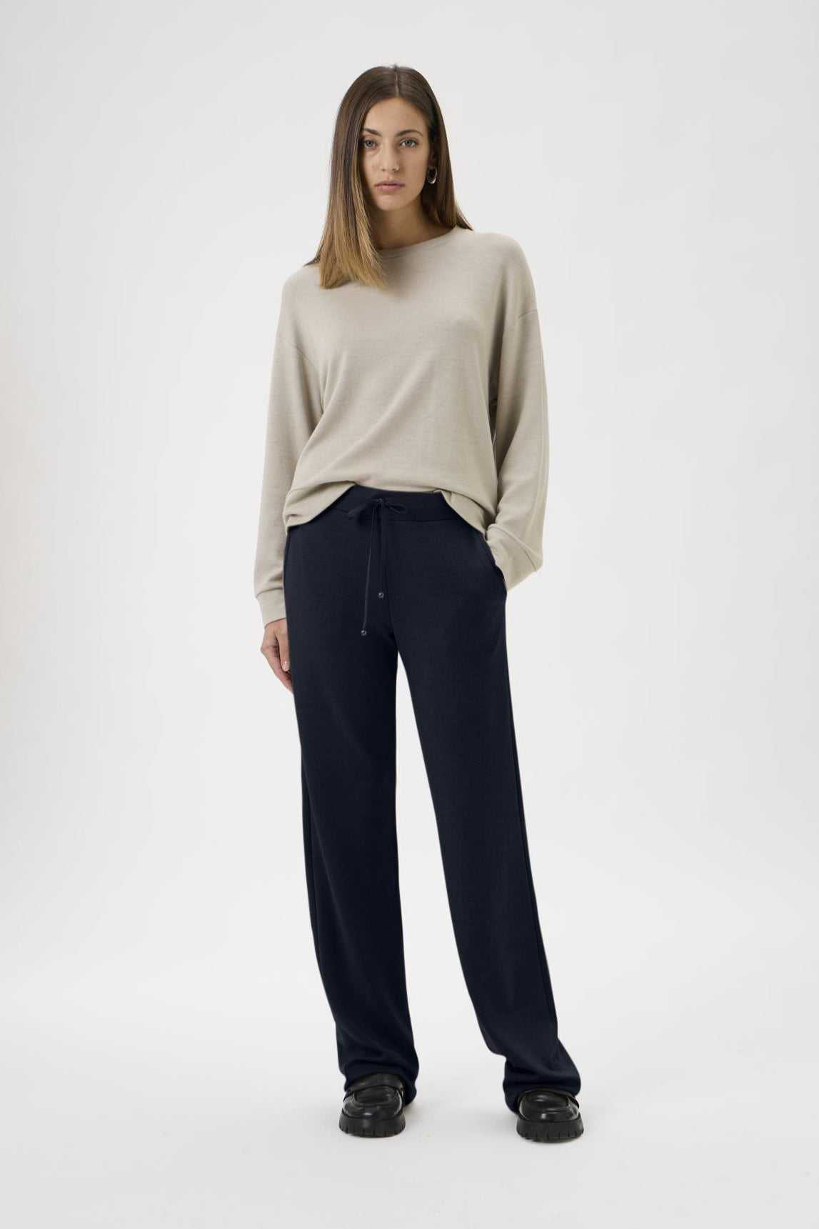 Straight Legged Pants - 4022 Blue