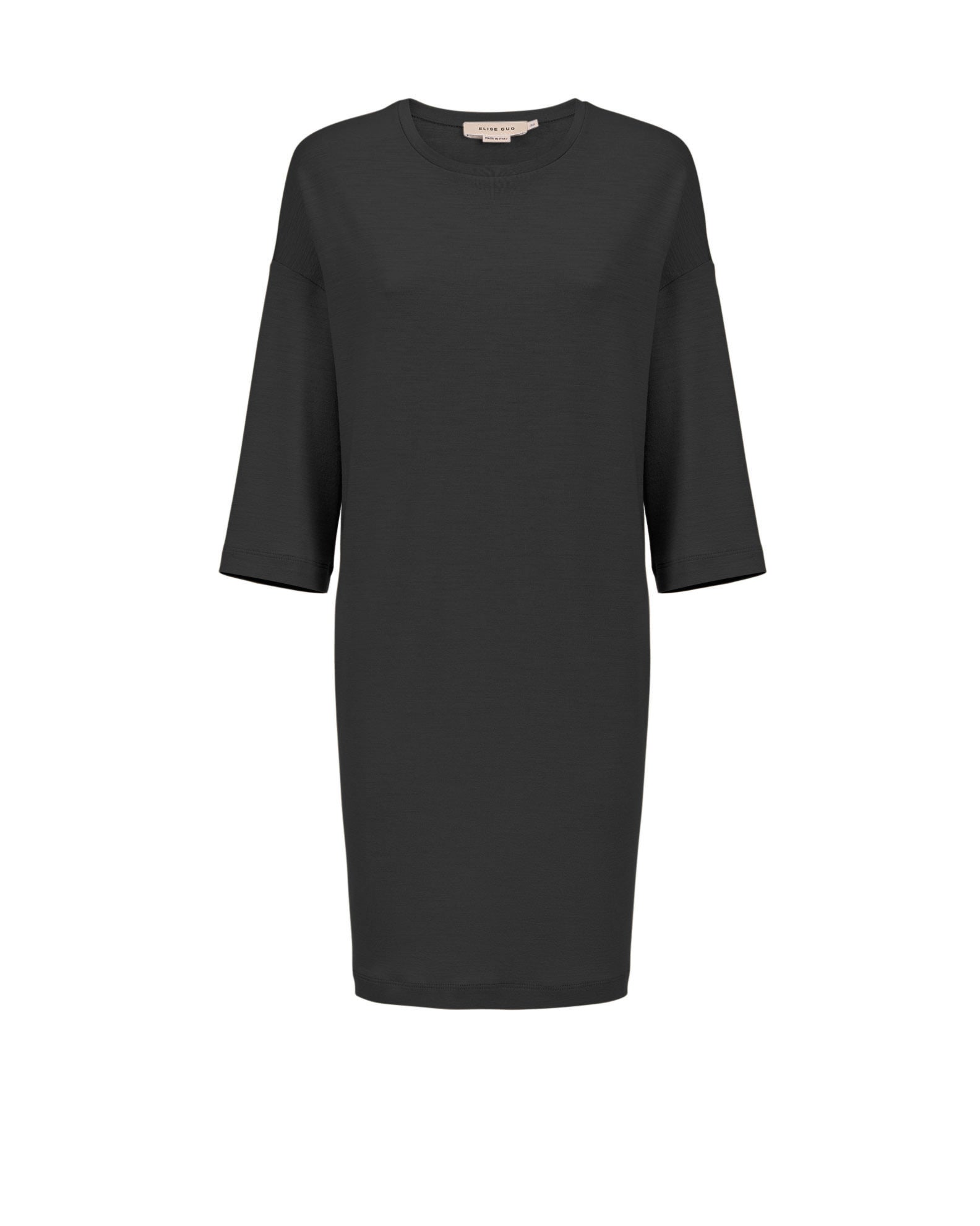 Short Straight Dress - 9503 Black