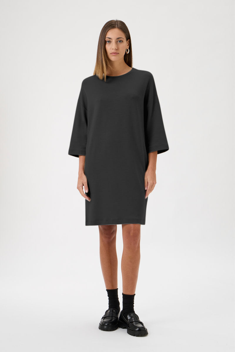 Short Straight Dress - 9503 Black