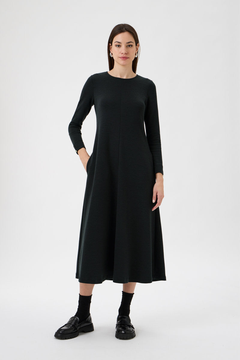 Flared Skirt Dress - 9505 Black