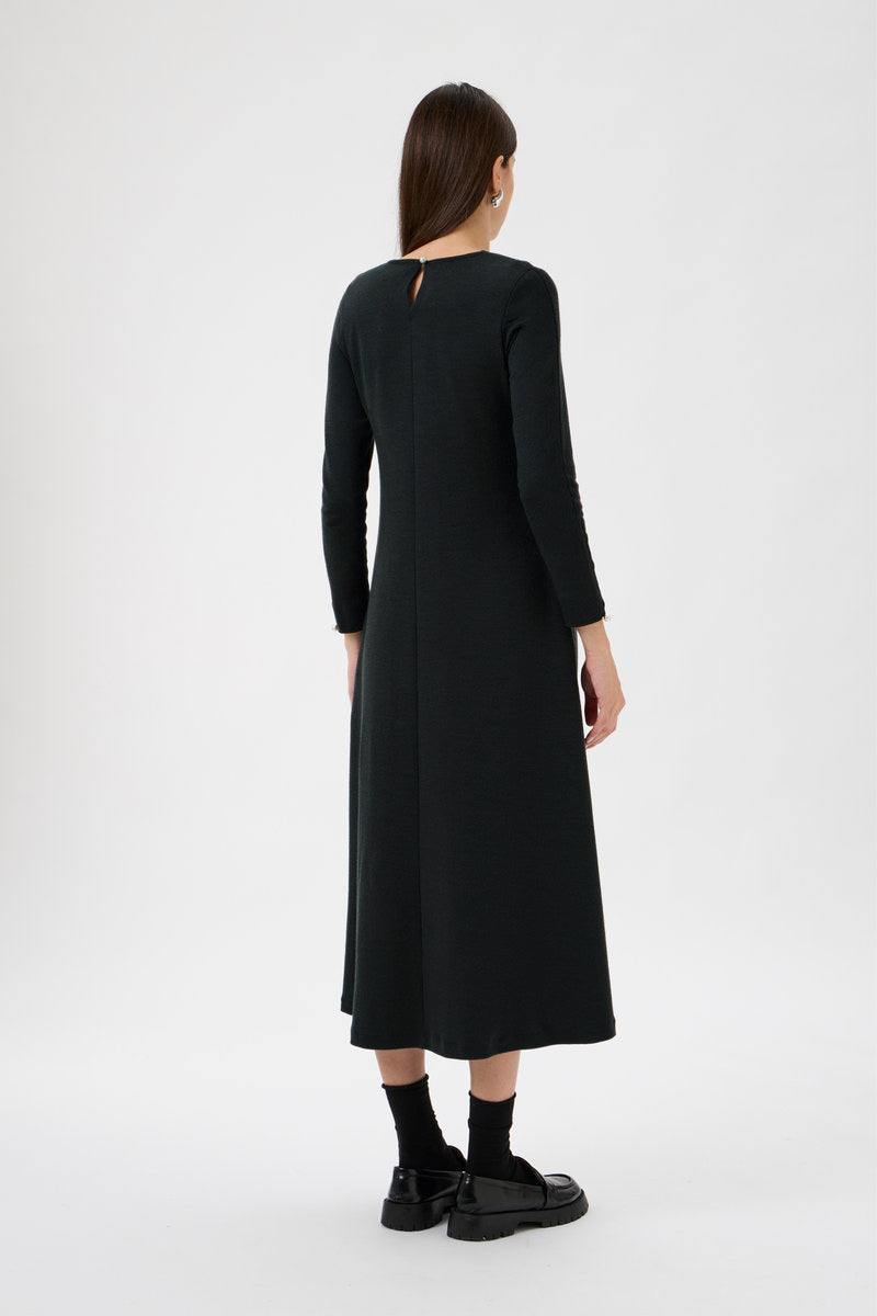 Flared Skirt Dress - 9505 Black