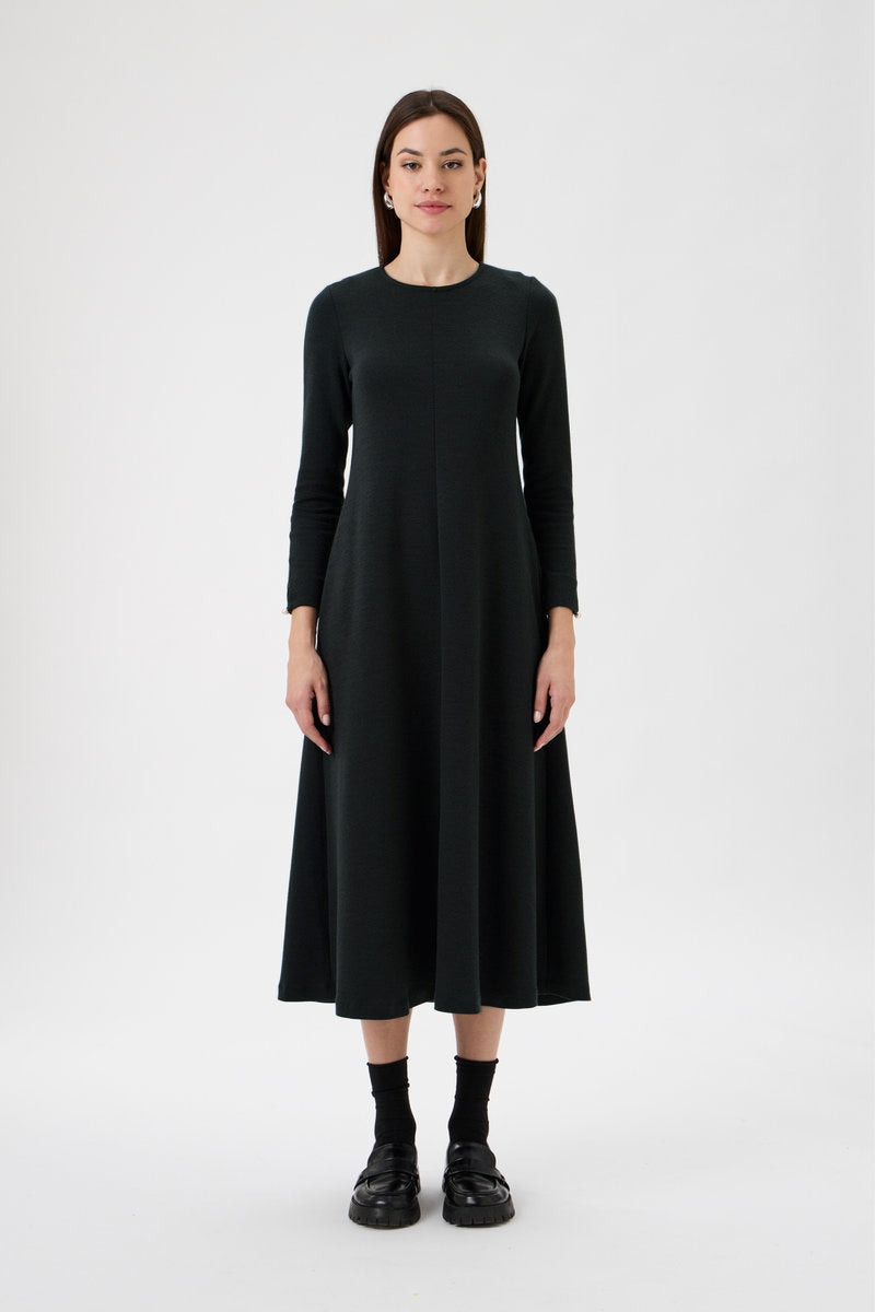 Flared Skirt Dress - 9505 Black