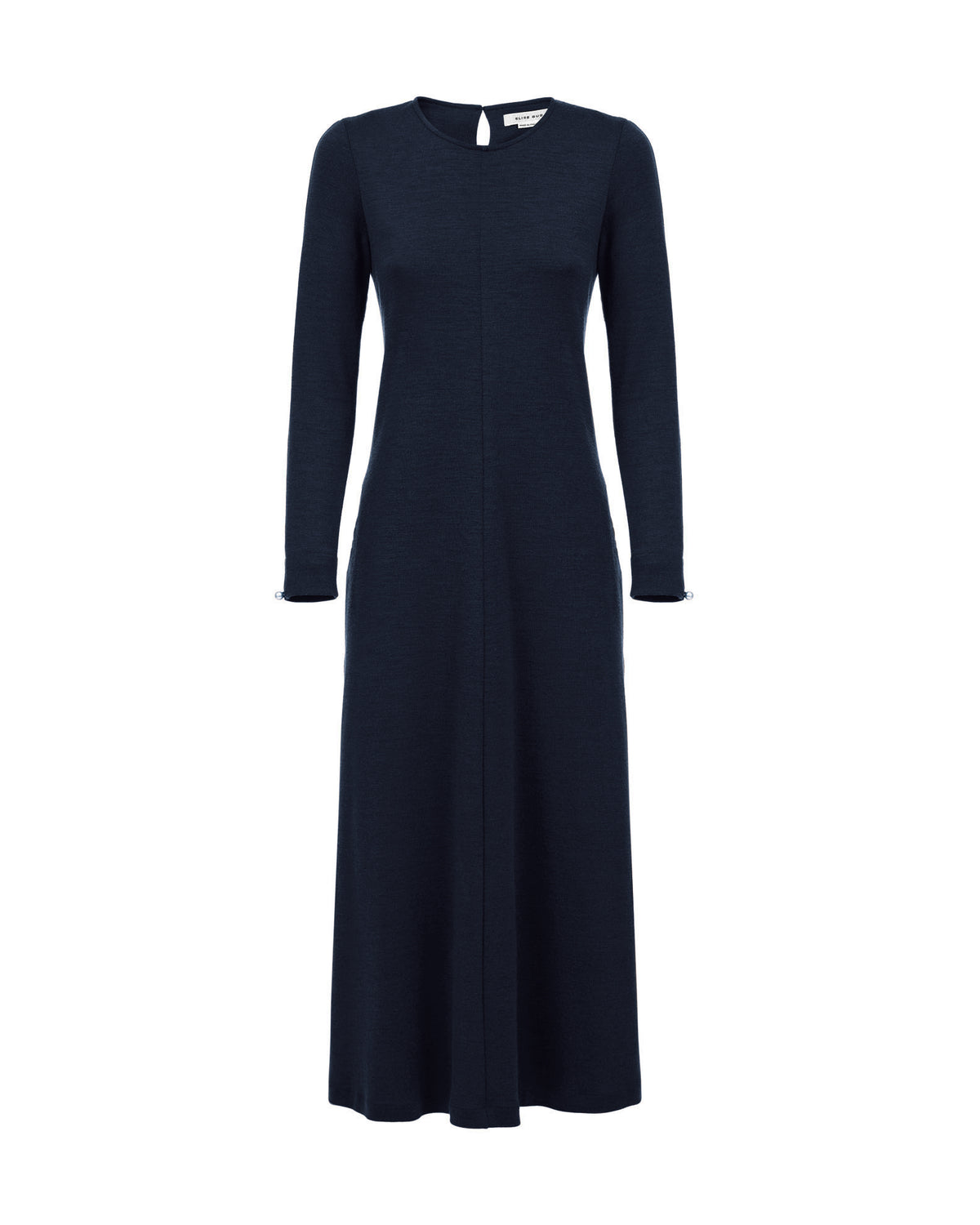 Flared Skirt Dress in Darfo – 9505 Blue