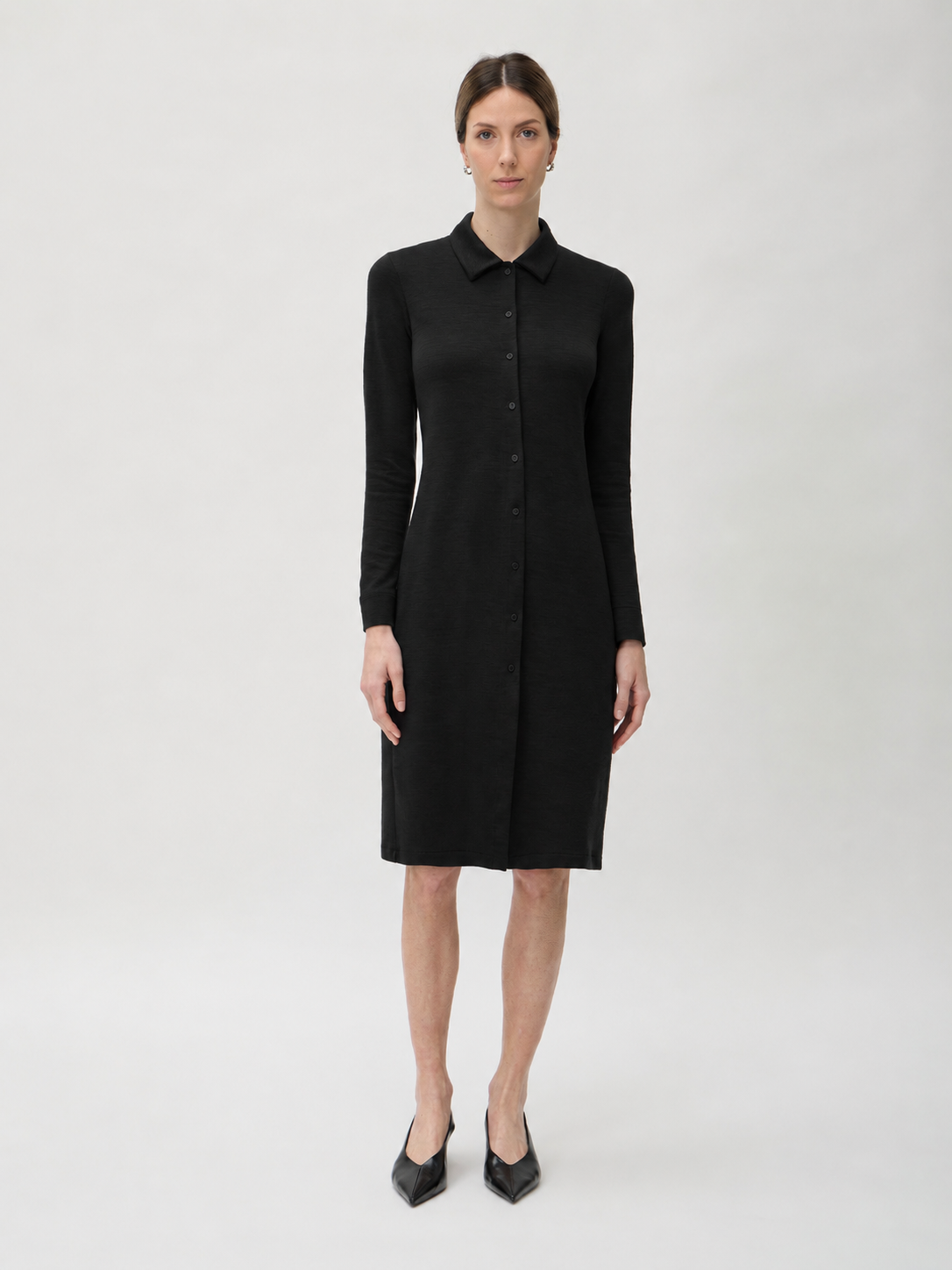 Shirtdress Jersey in Darfo – 1171L Black