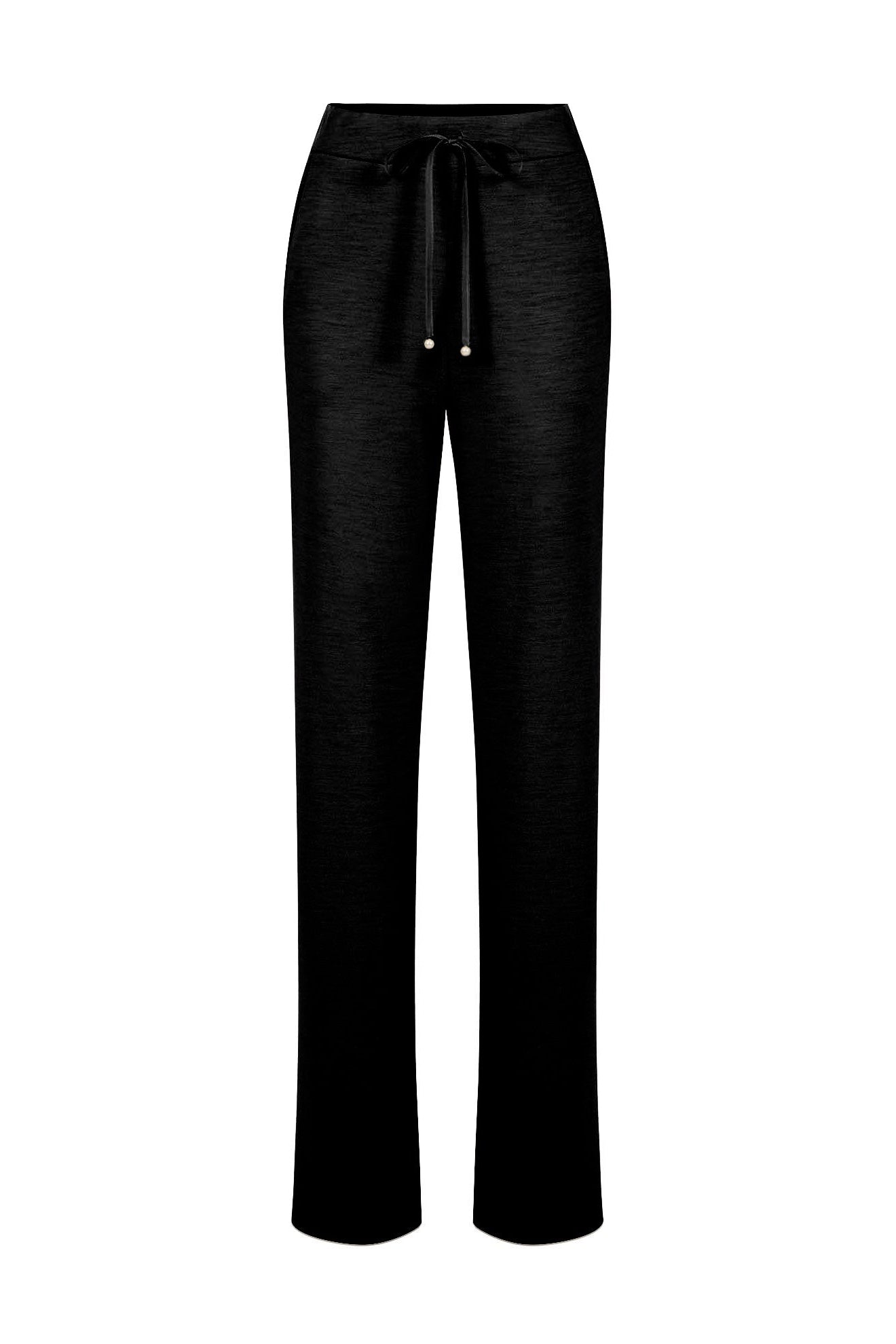 Straight Legged Pants Darfo- 4022 Black
