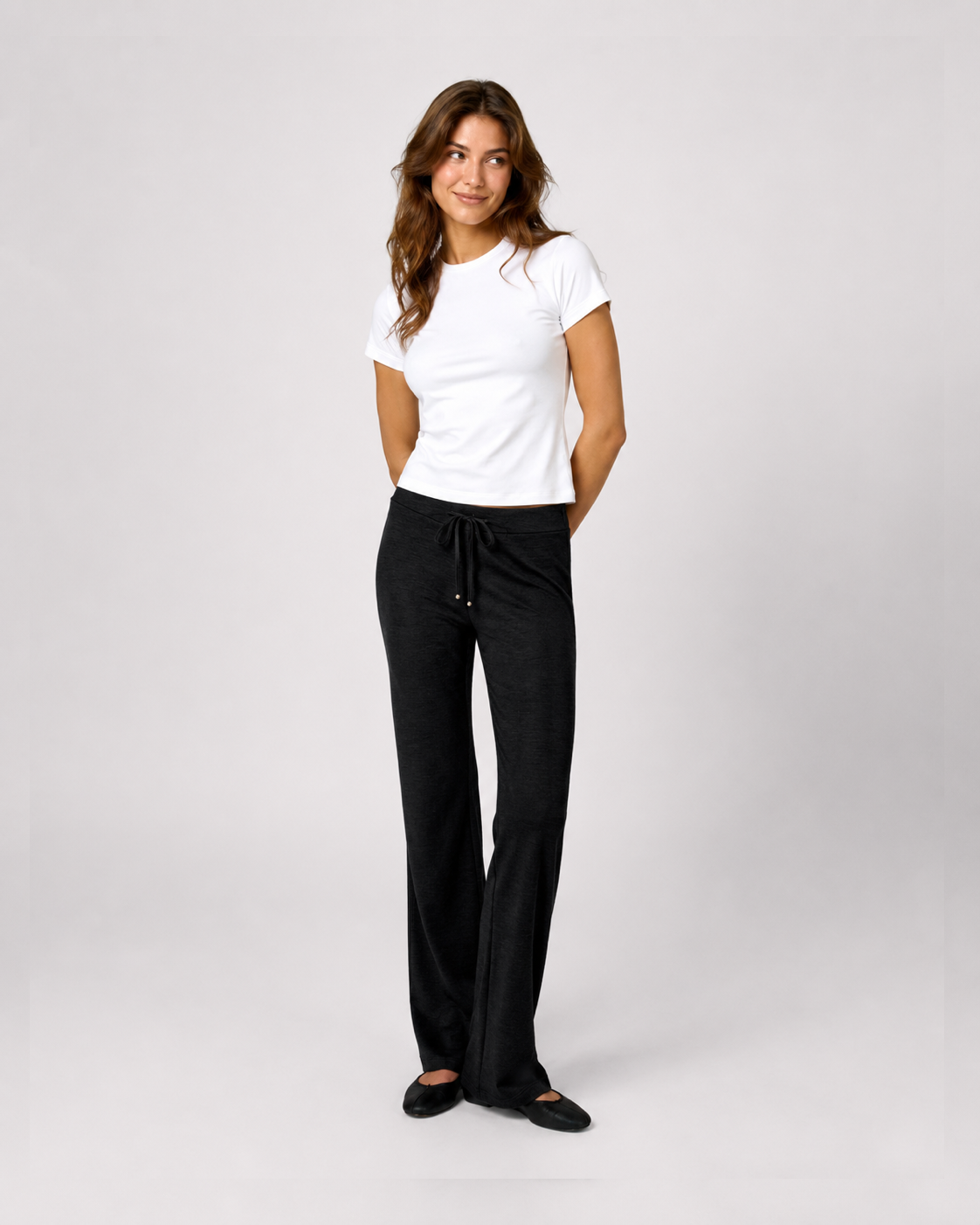 Straight Legged Pants Darfo- 4022 Black