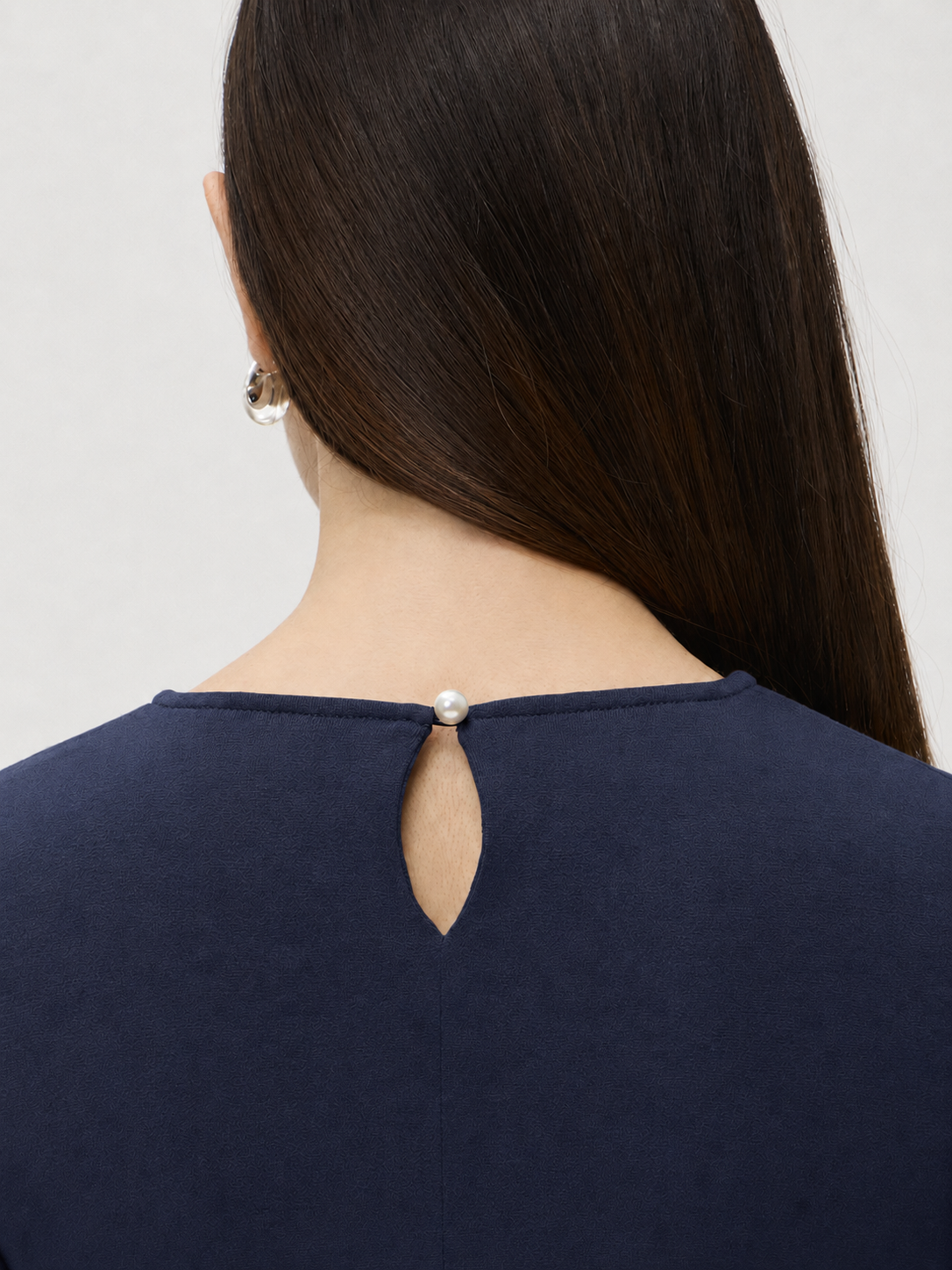 Flared Skirt Dress in Darfo – 9505 Blue