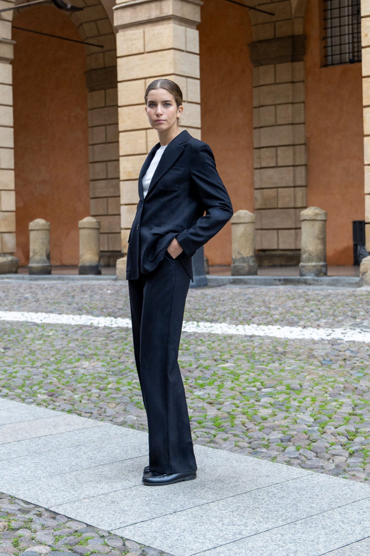 Classic slim pants - Black