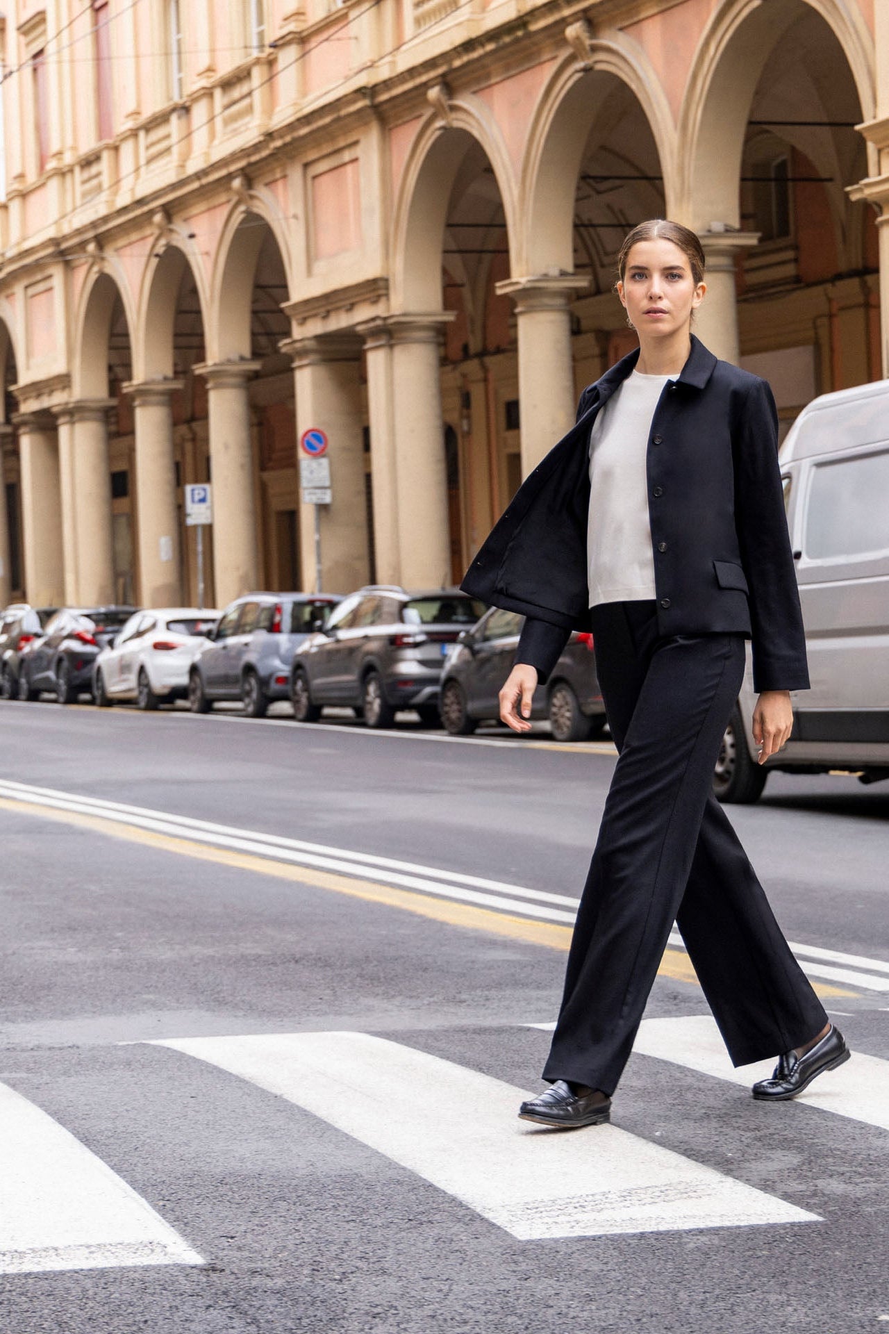 Classic slim pants - Black