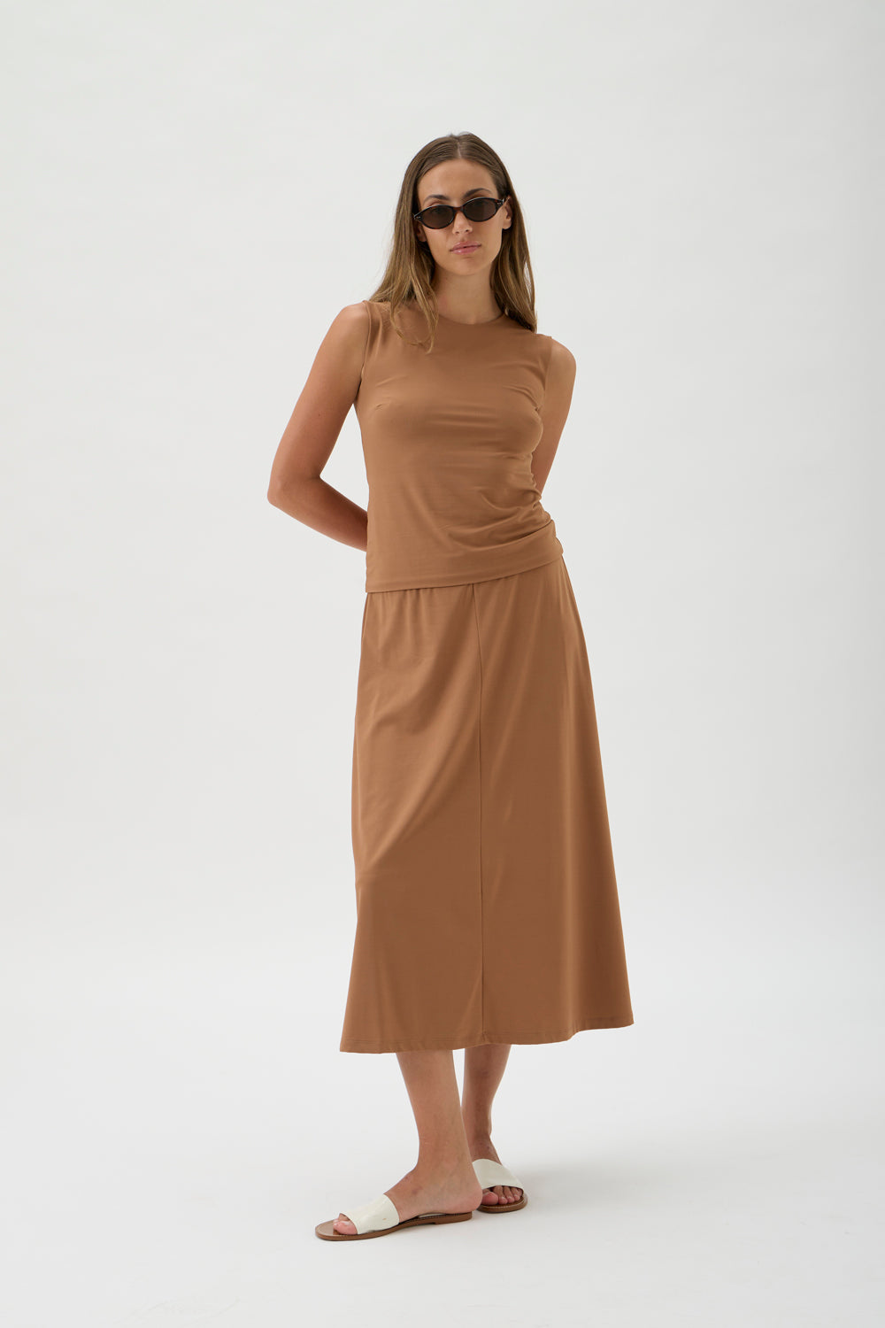 Mid-Length A-Line Skirt  – Nilo 3355 Morocco