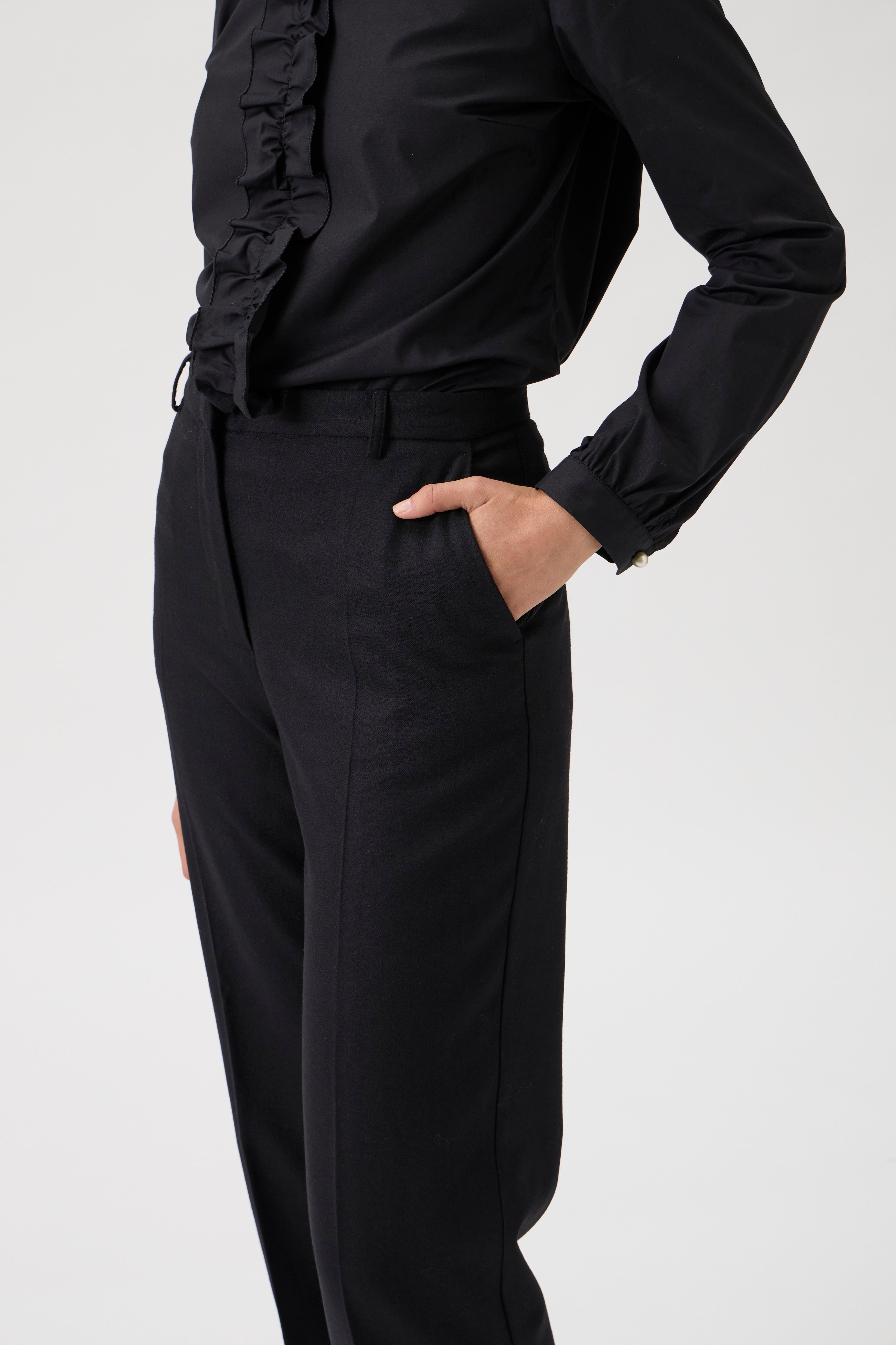 Classic flared pants - Black