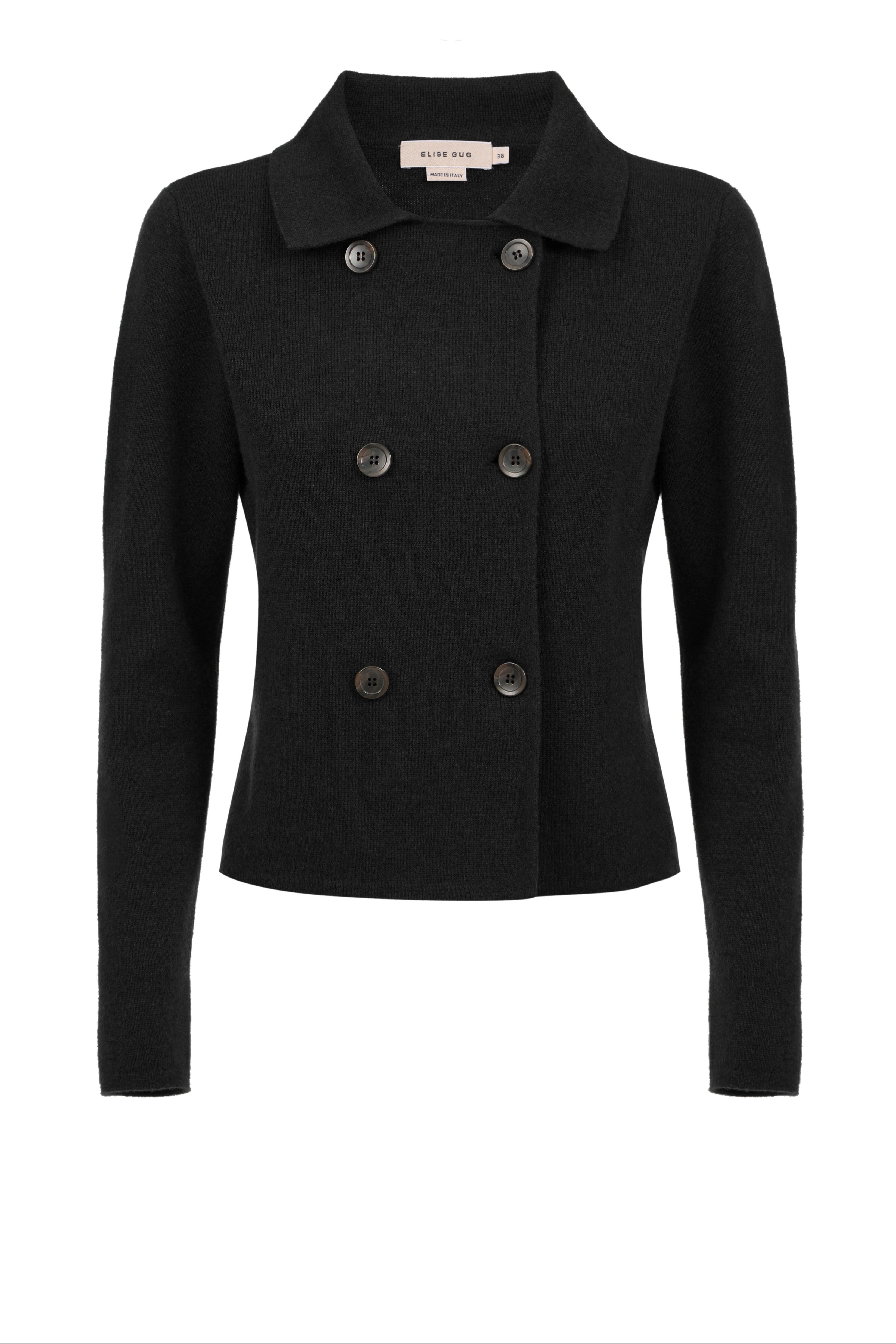 Knitted Jacket - 7080 Black