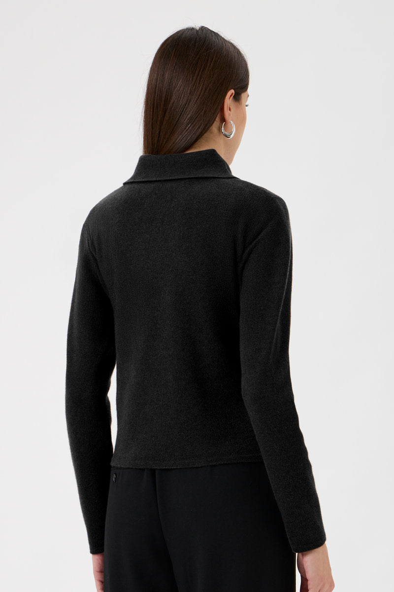 Knitted Jacket - 7080 Black