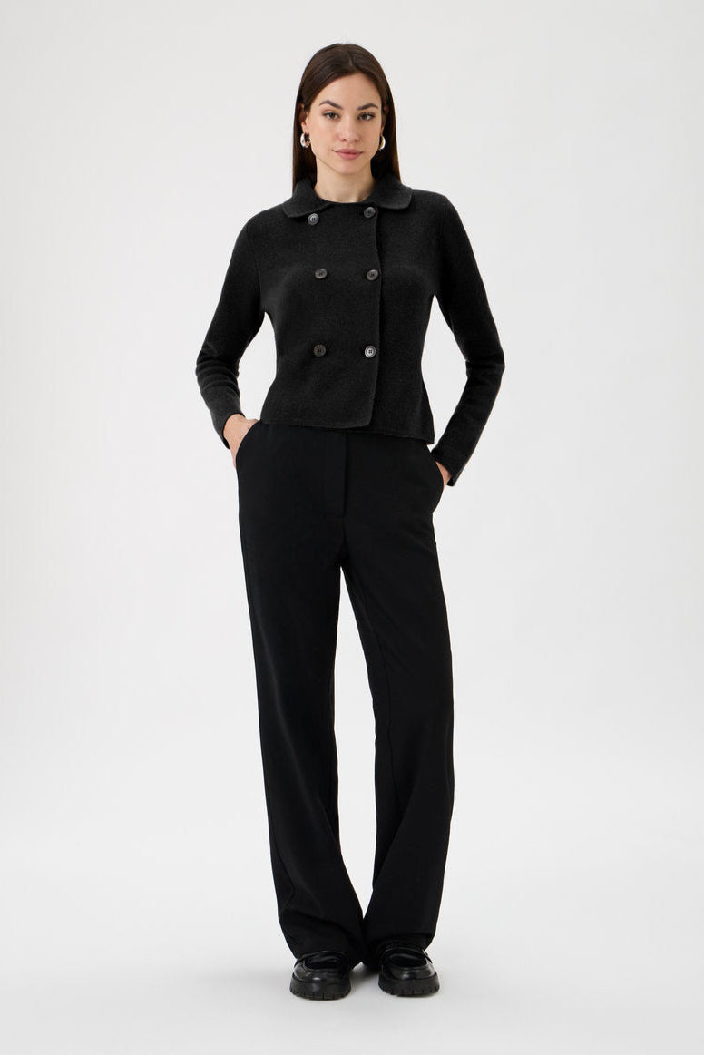 Knitted Jacket - 7080 Black
