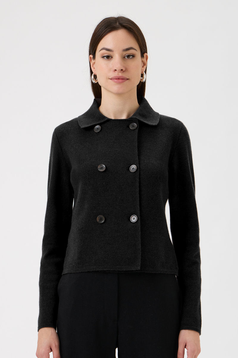 Knitted Jacket - 7080 Black