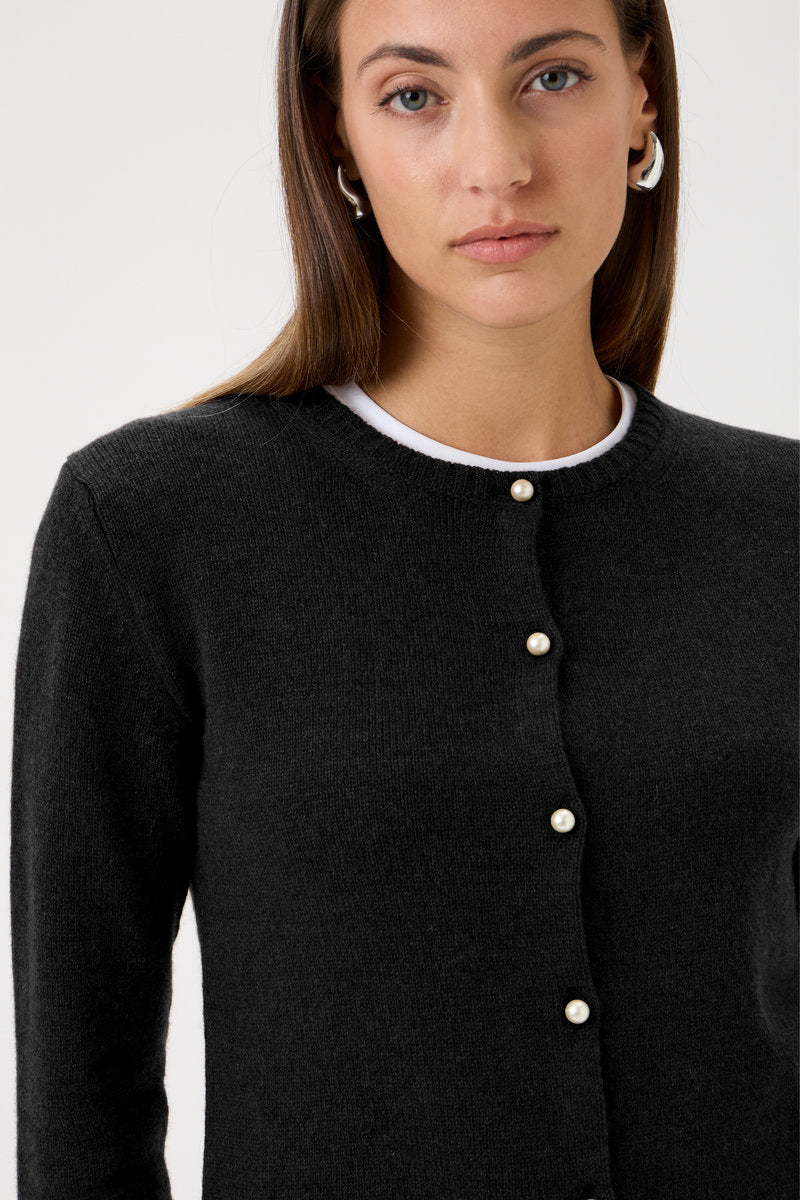 Cardigan With Long Sleeves - Matis - 7069 Black