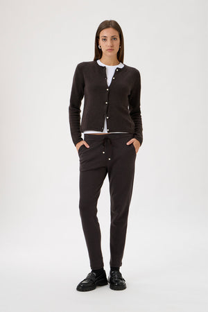 Cardigan With Long Sleeves 7069 Brown