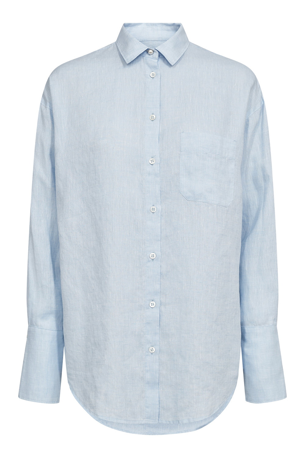 Boyfriend Cotton Shirt – Maxlin 2241 LIGHT BLUE
