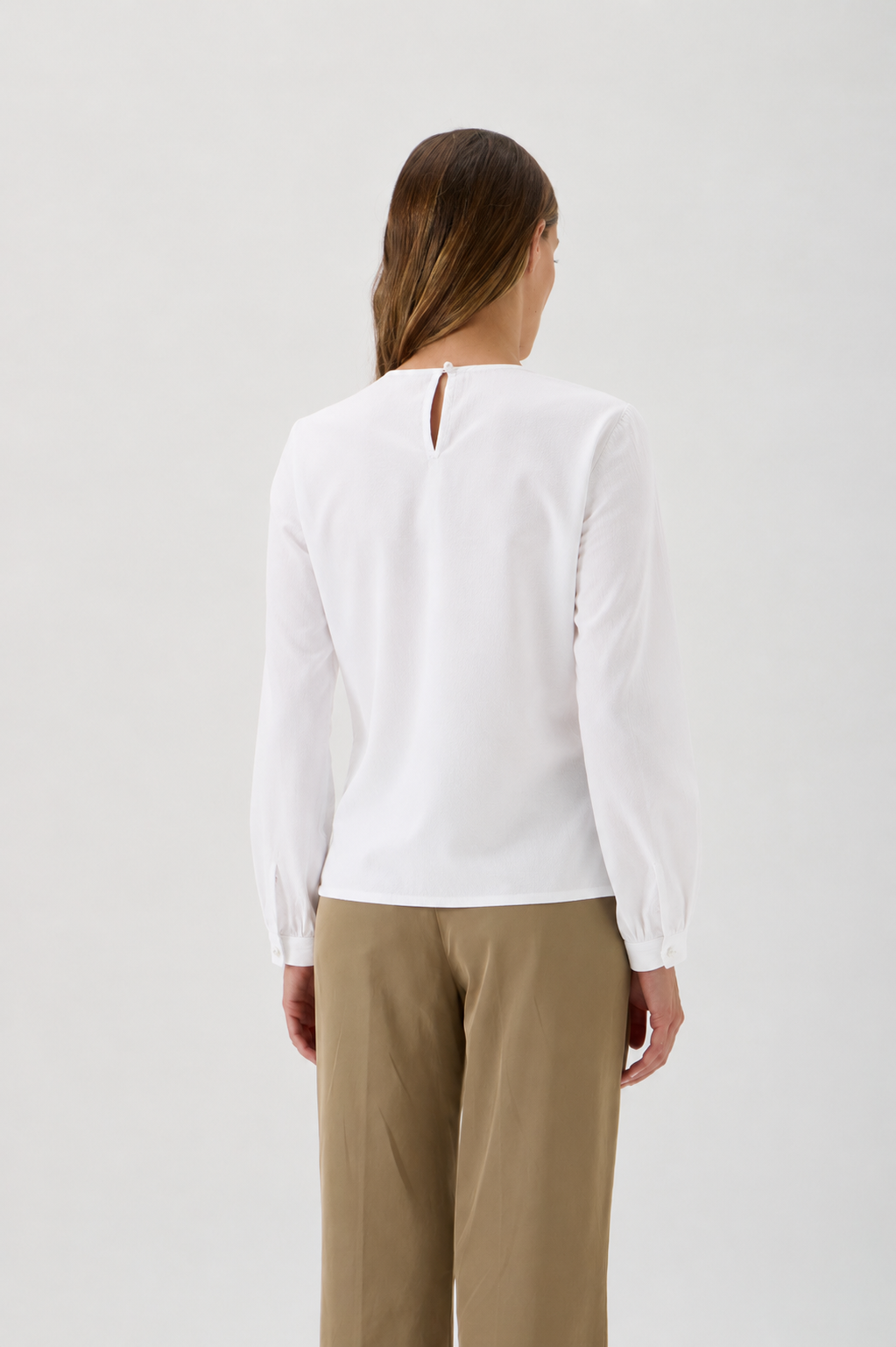  Blouse Rouge In Front Maxlin 208 White – back view