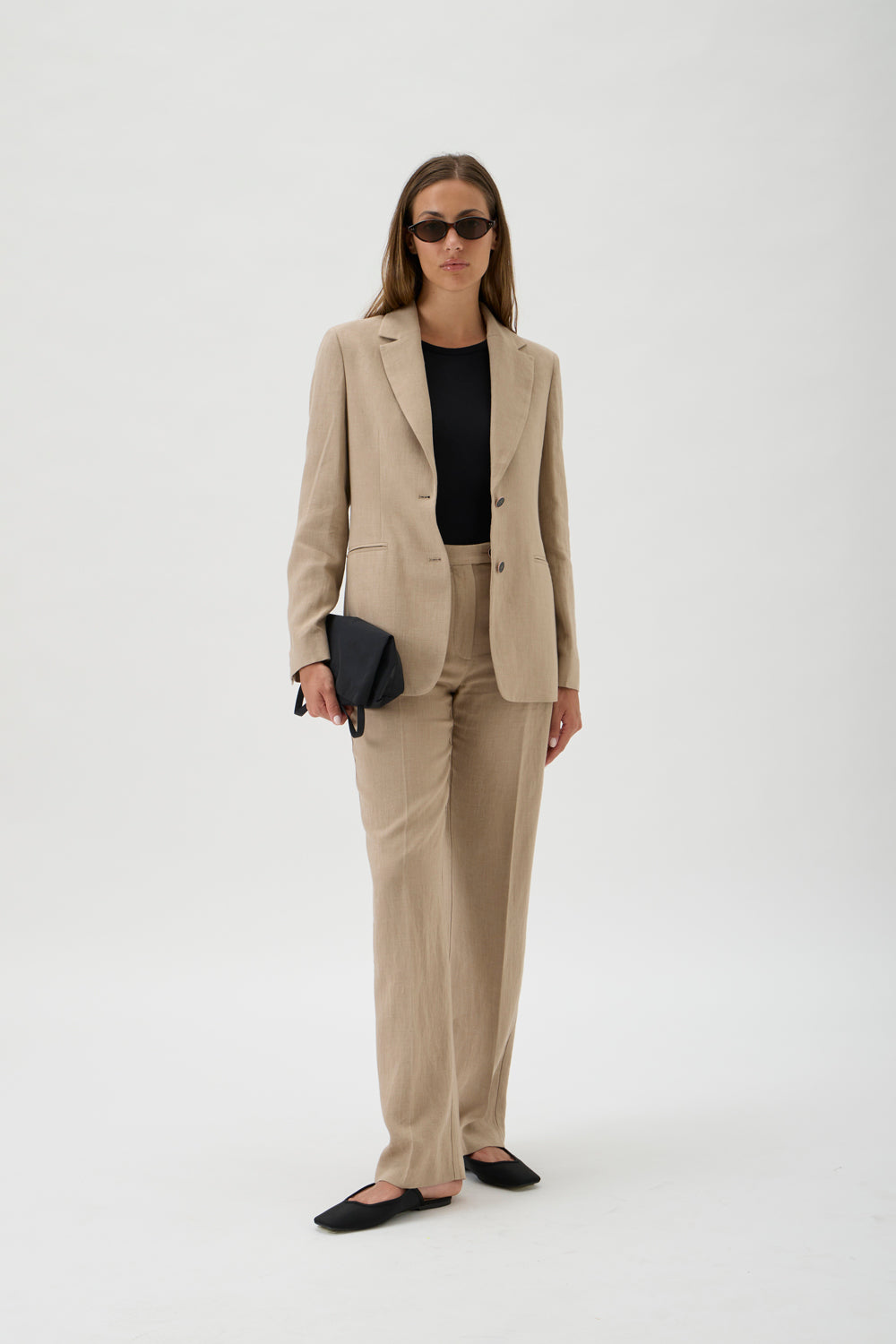 Classic Linen Blazer – 5004 Minorca 5034 CAMMELLO