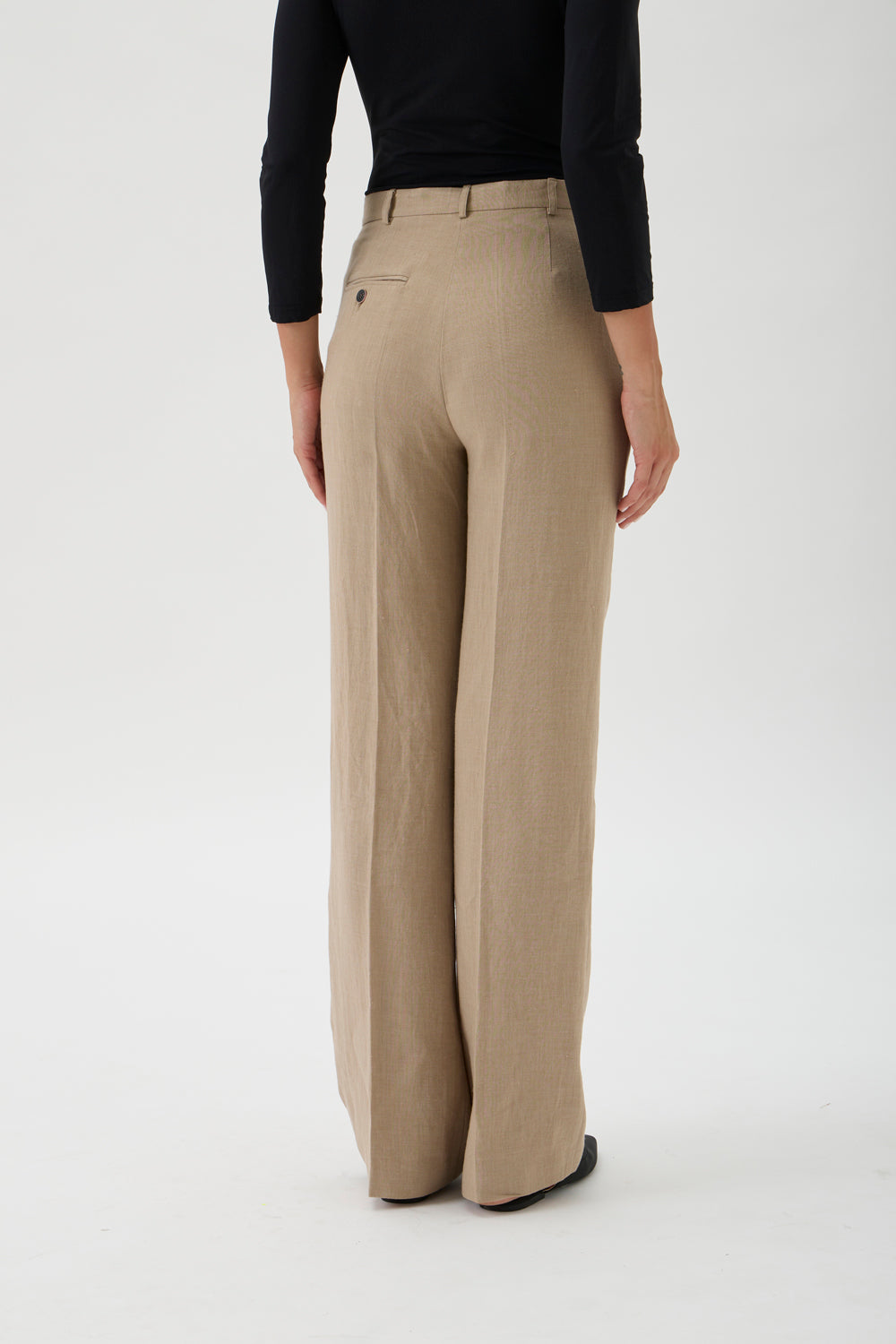 Wide Leg Trousers – Minorca 473B Cammello