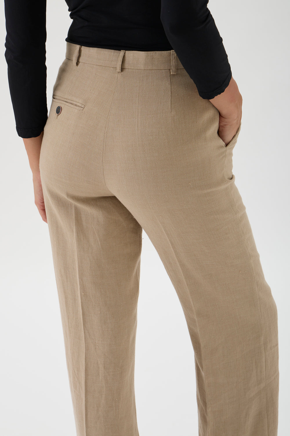 Wide Leg Trousers – Minorca 473B Cammello