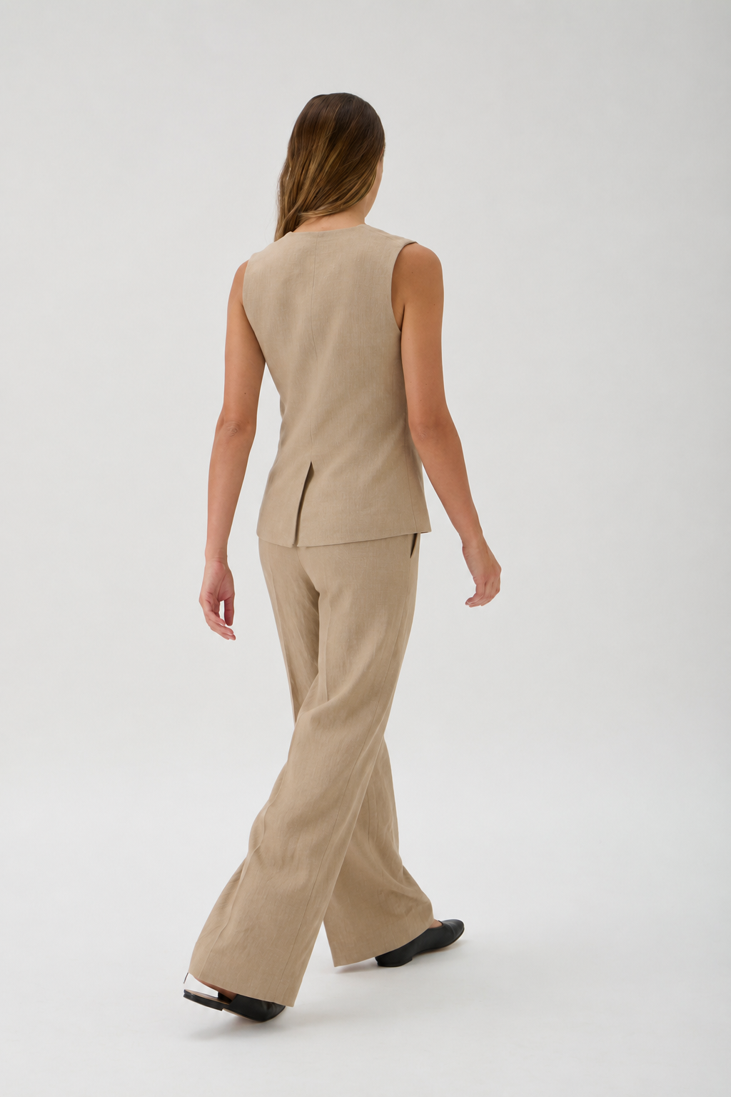 Wide Leg Trousers – Minorca 473B Cammello