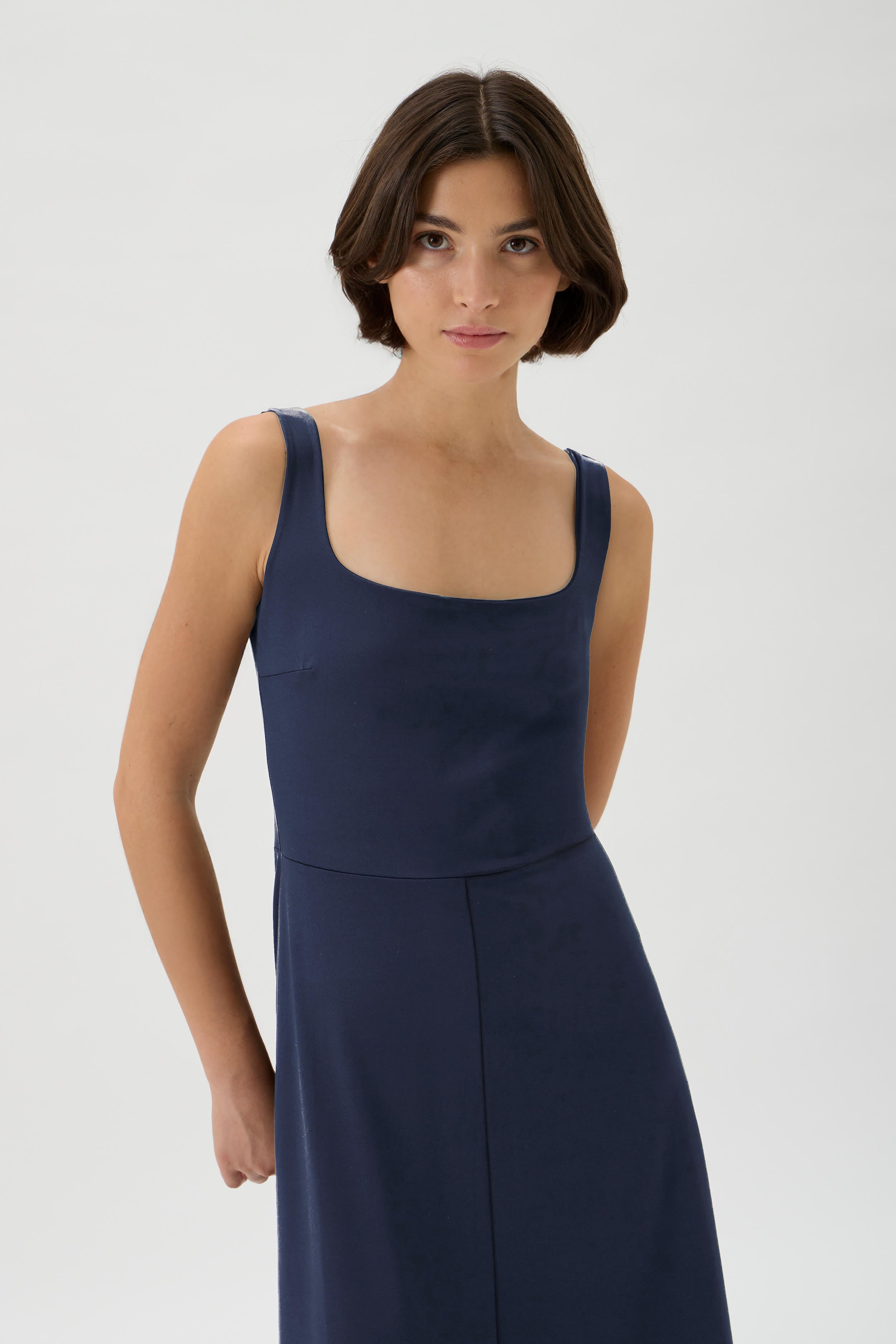 Dress Flared Skirt - 9518 Nair Blue Crew