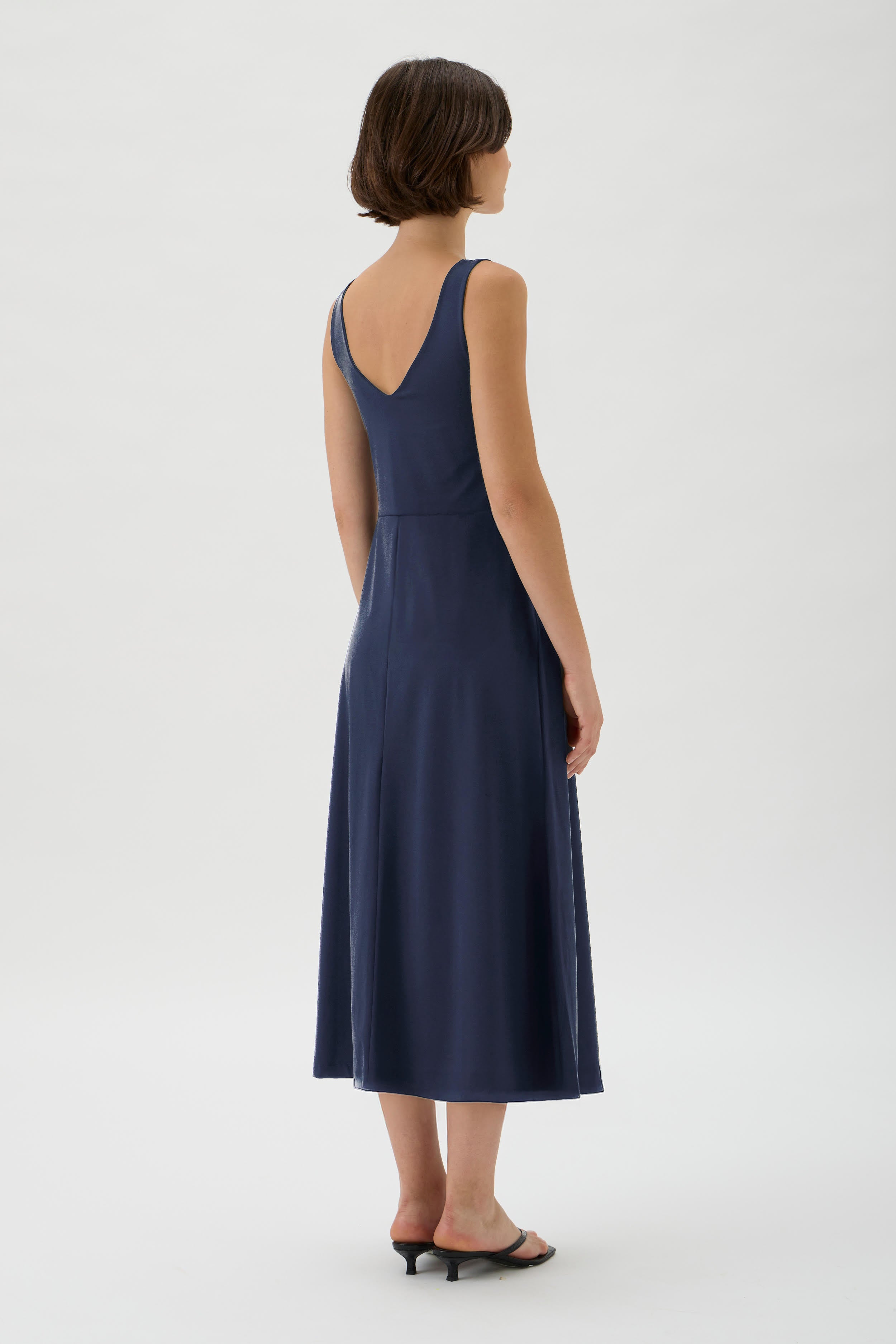 Dress Flared Skirt - 9518 Nair Blue Crew