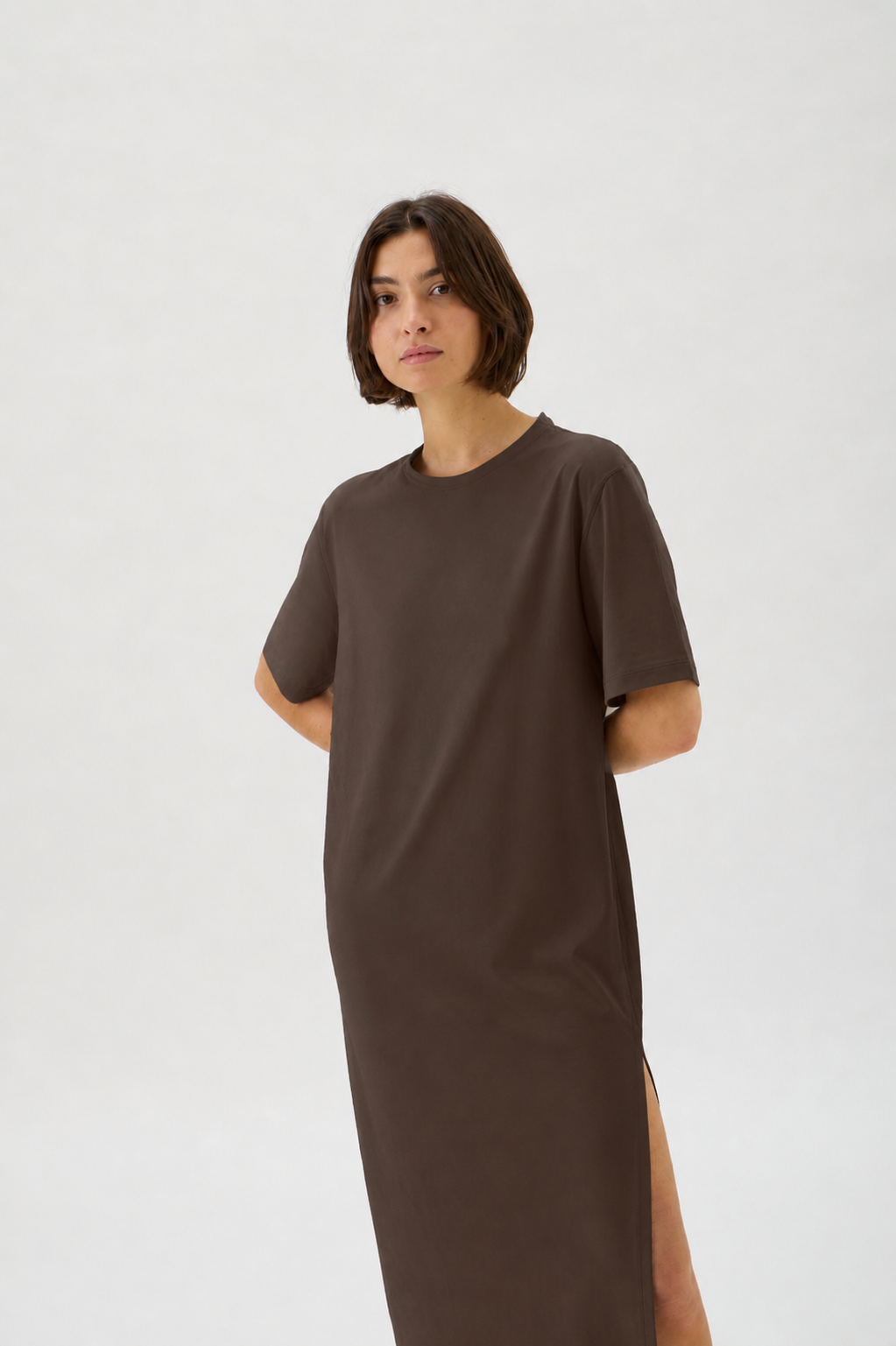 T-shirt Dress – Nair 9516 Cioccolato