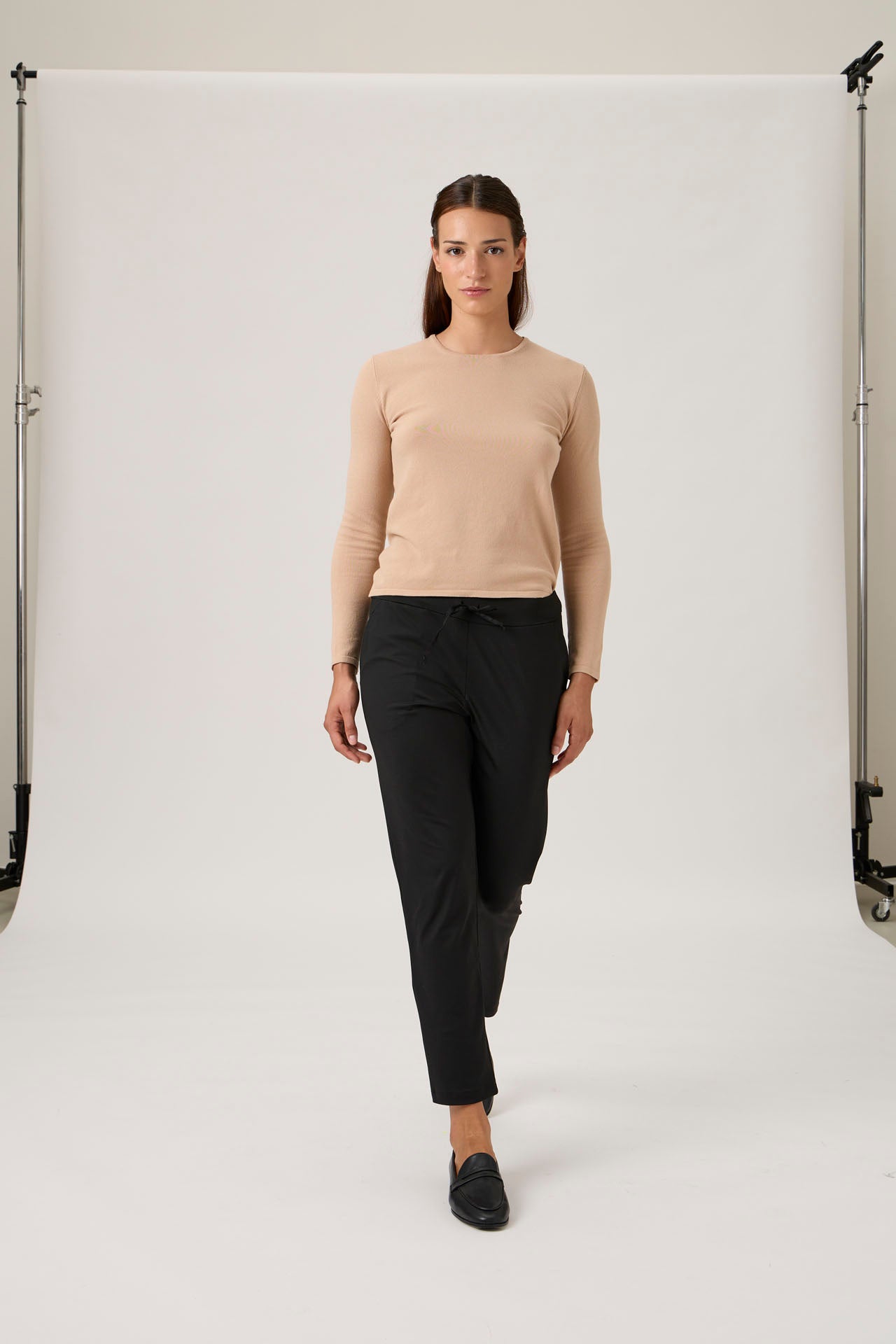 Drawstring Pants 4015 Nair - Black