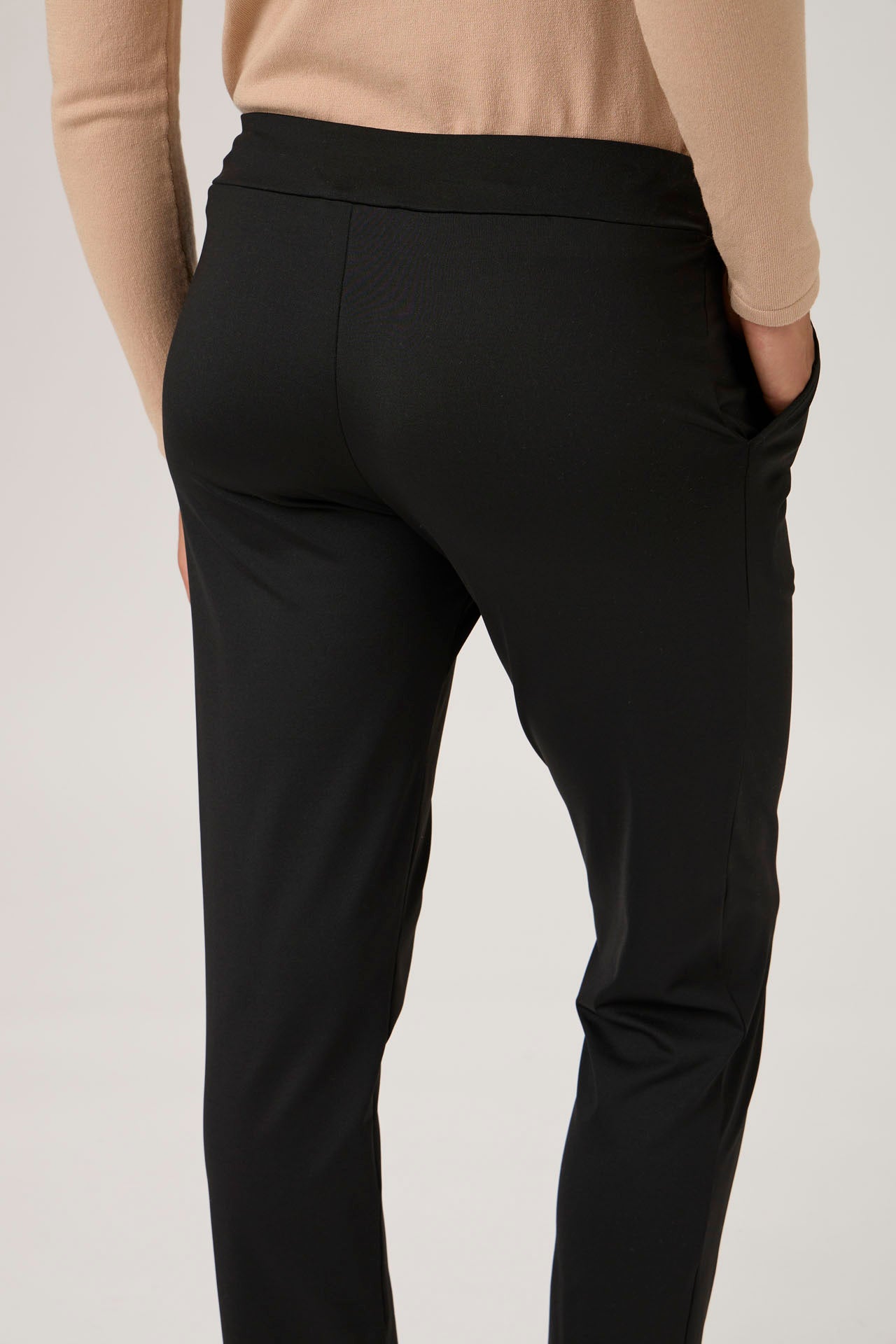 Drawstring Pants 4015 Nair - Black