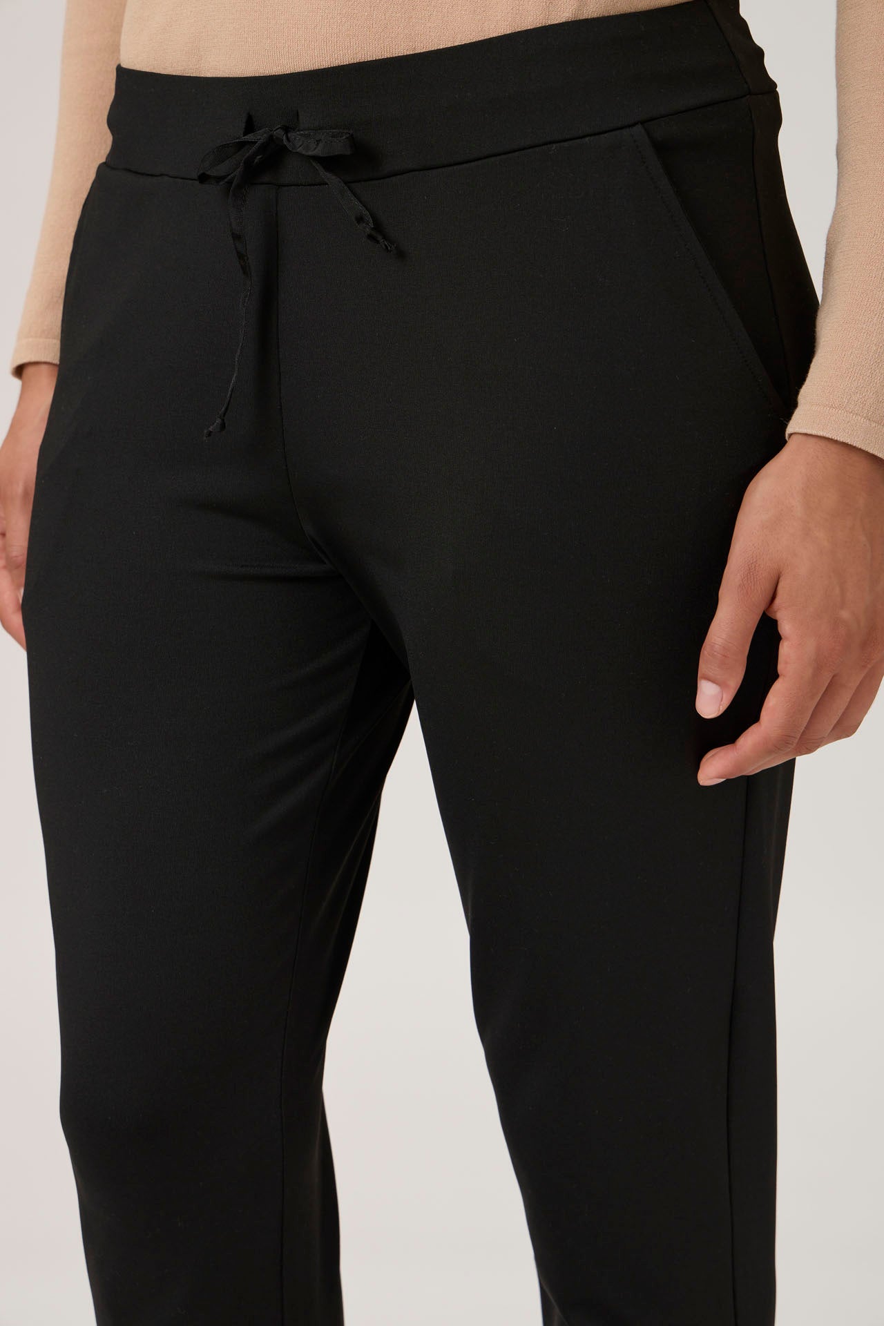 Drawstring Pants 4015 Nair - Black