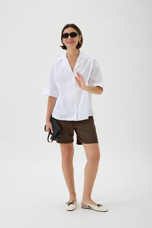 Drawstring Shorts - 458S Nair Cioccolato