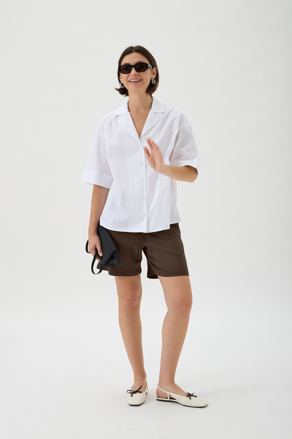 Drawstring Shorts - 458S Nair Cioccolato