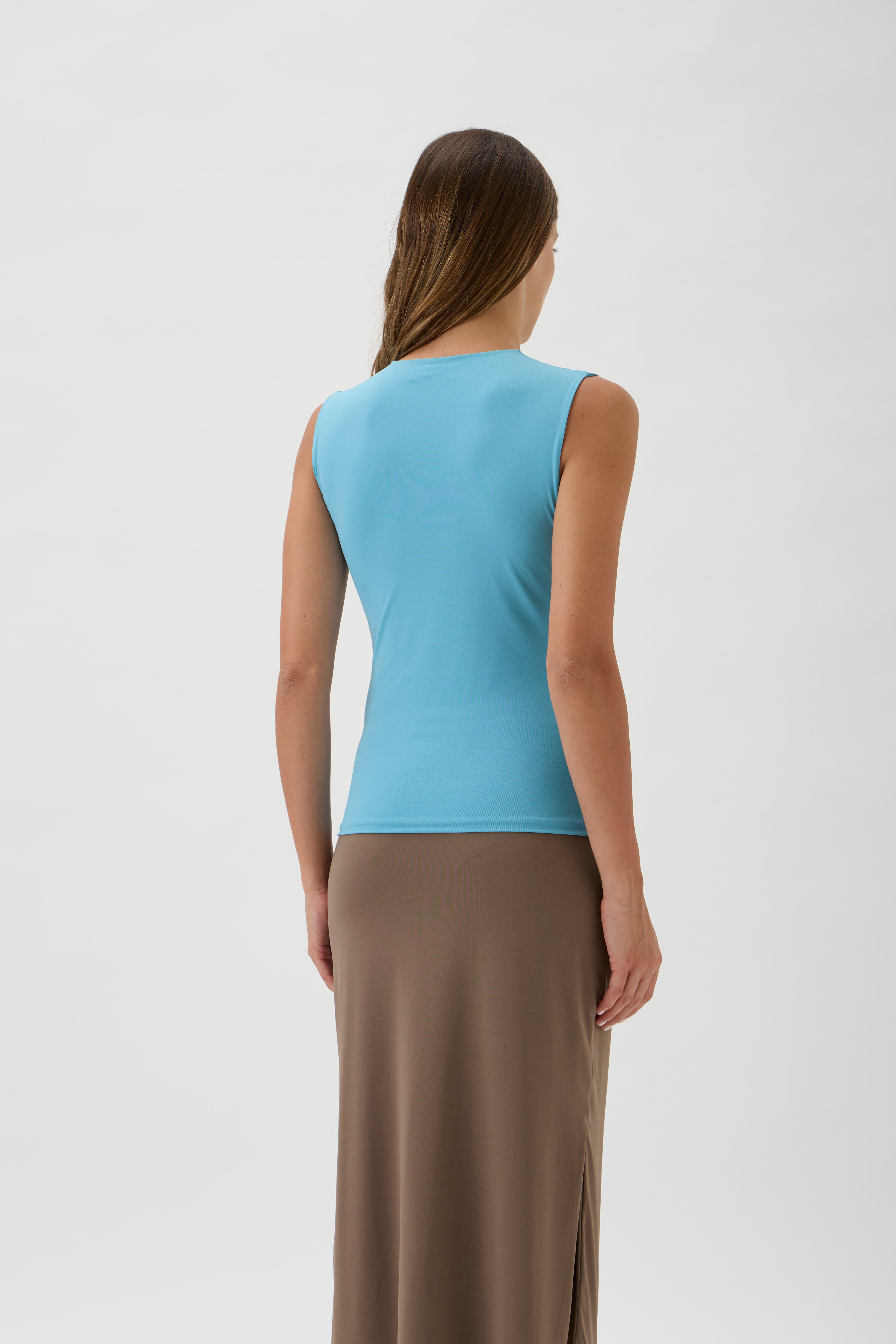 Blouse No Sleeves – Nilo 1182 Pool