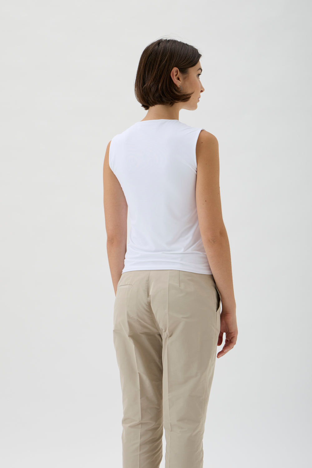 Blouse No Sleeves – Nilo 1182 WHITE