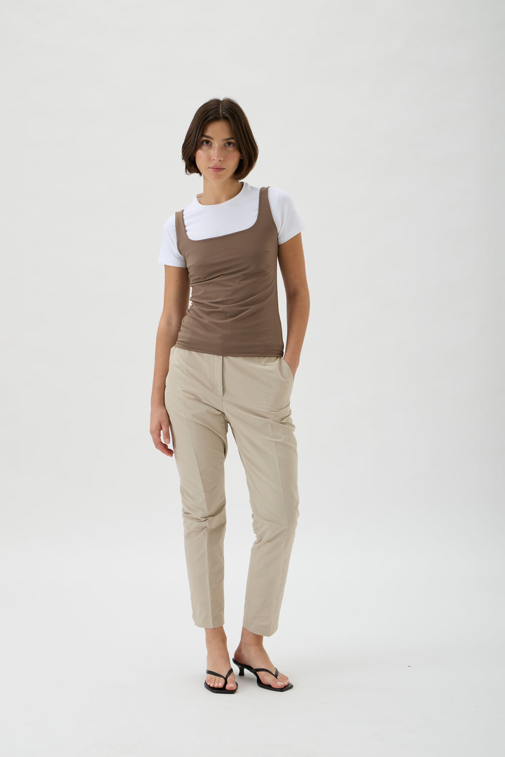 Classic Tank top - Nilo 149 Nocciola