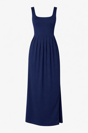 Pleated Tanktop Dress - 9114 Blue Crew