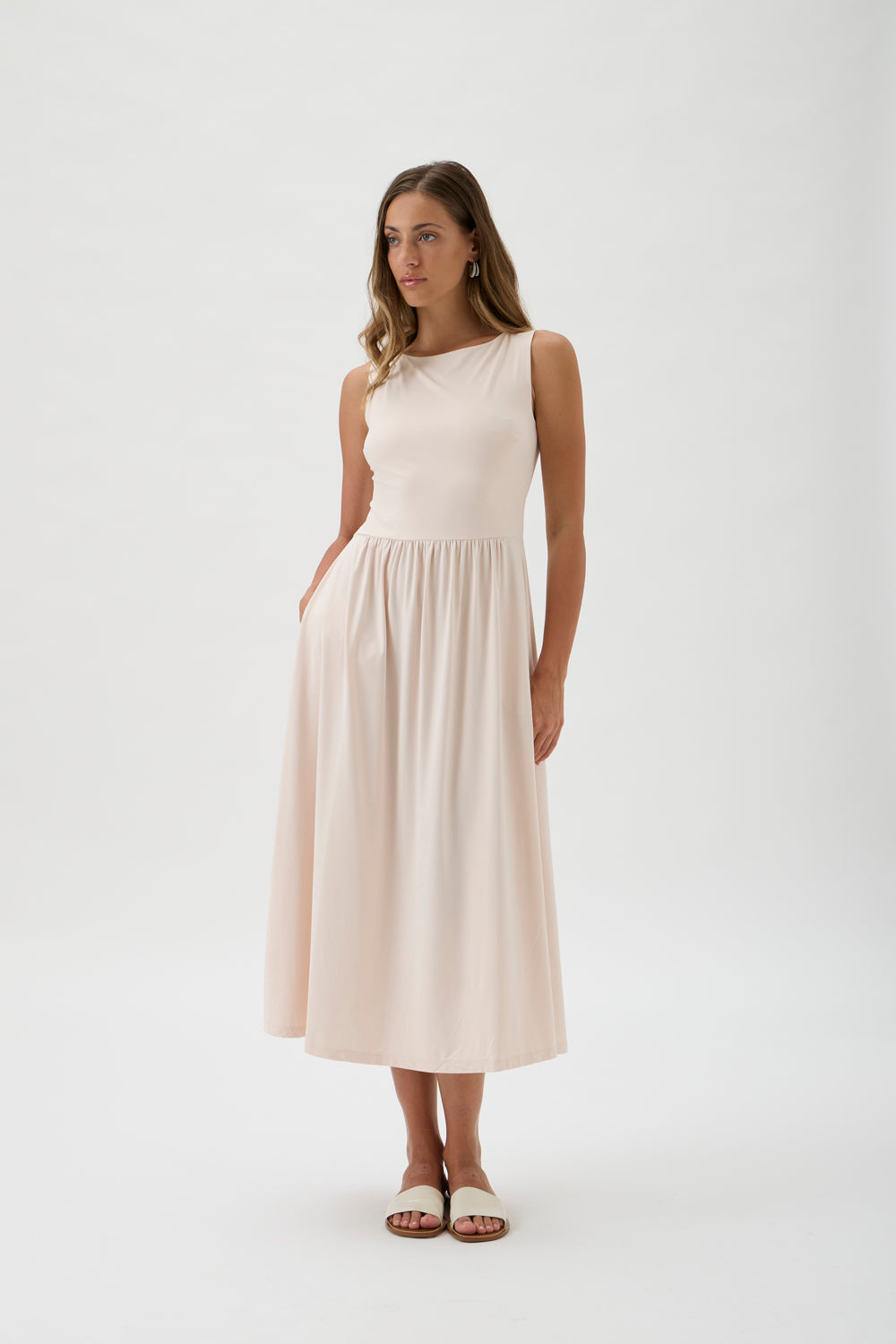 LONG DRESS WITH BOATNECK 9493 CIPRIA