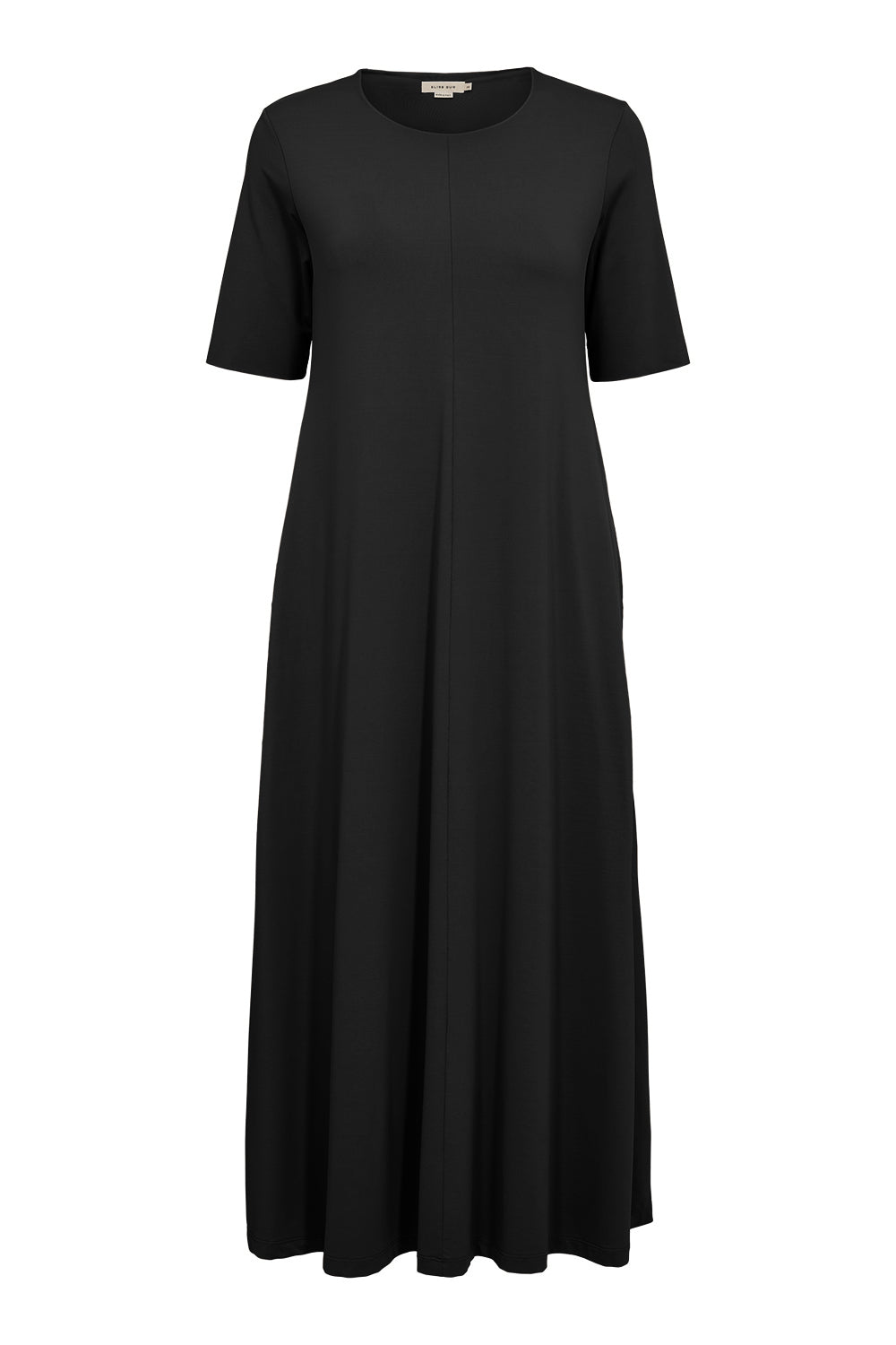 Long Flared Skirt Dress – Nilo 9512 BLACK