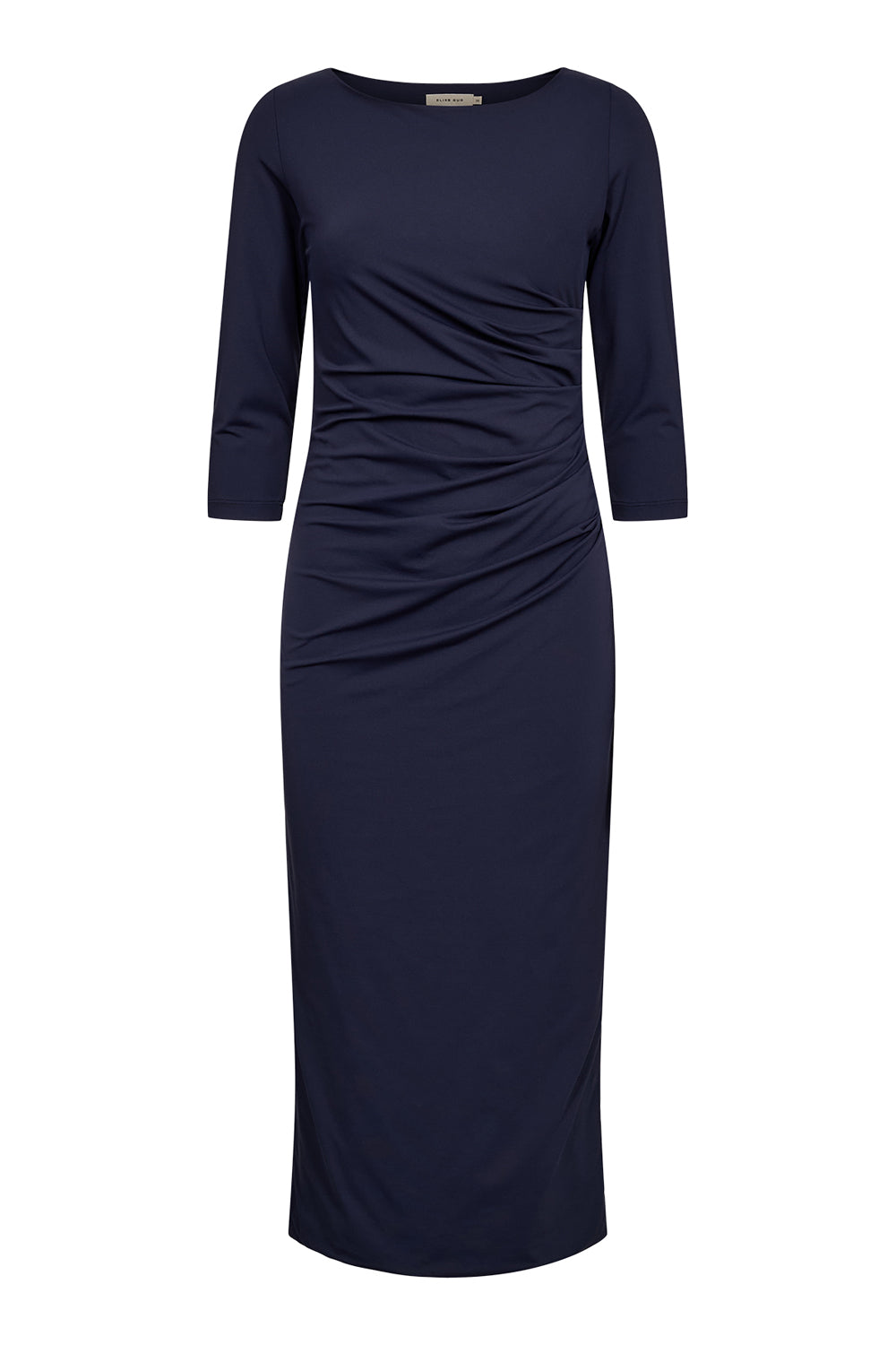 3/4 Sleeve Pleated Dress – Nilo 9514 BLUE CREW