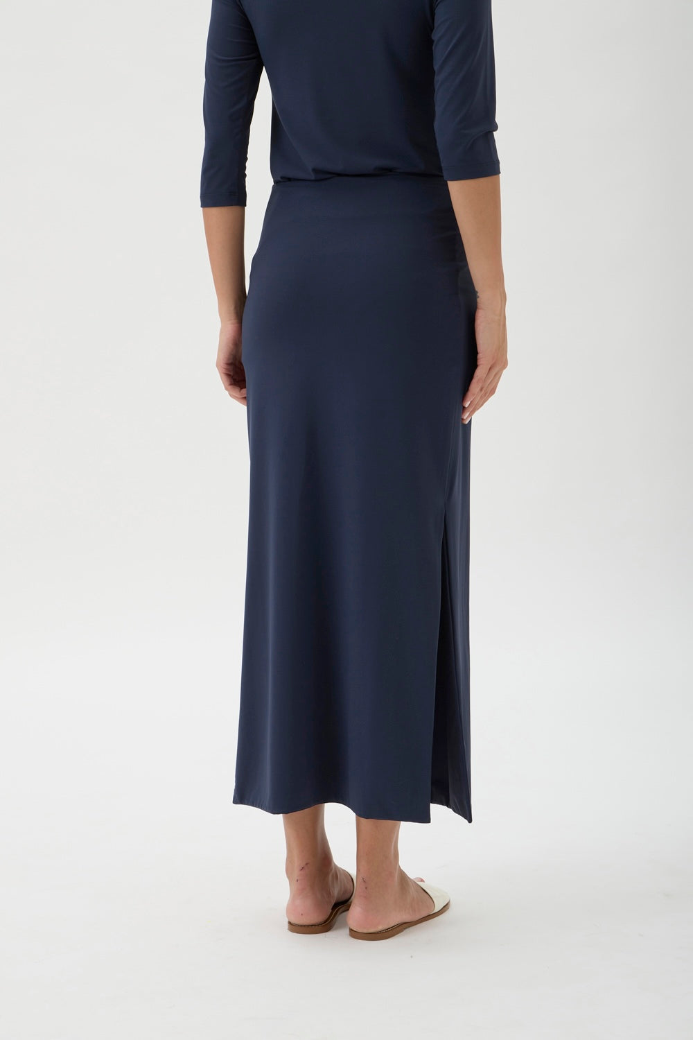 Long Skirt with Slits – Nilo 3326L Blue Crew