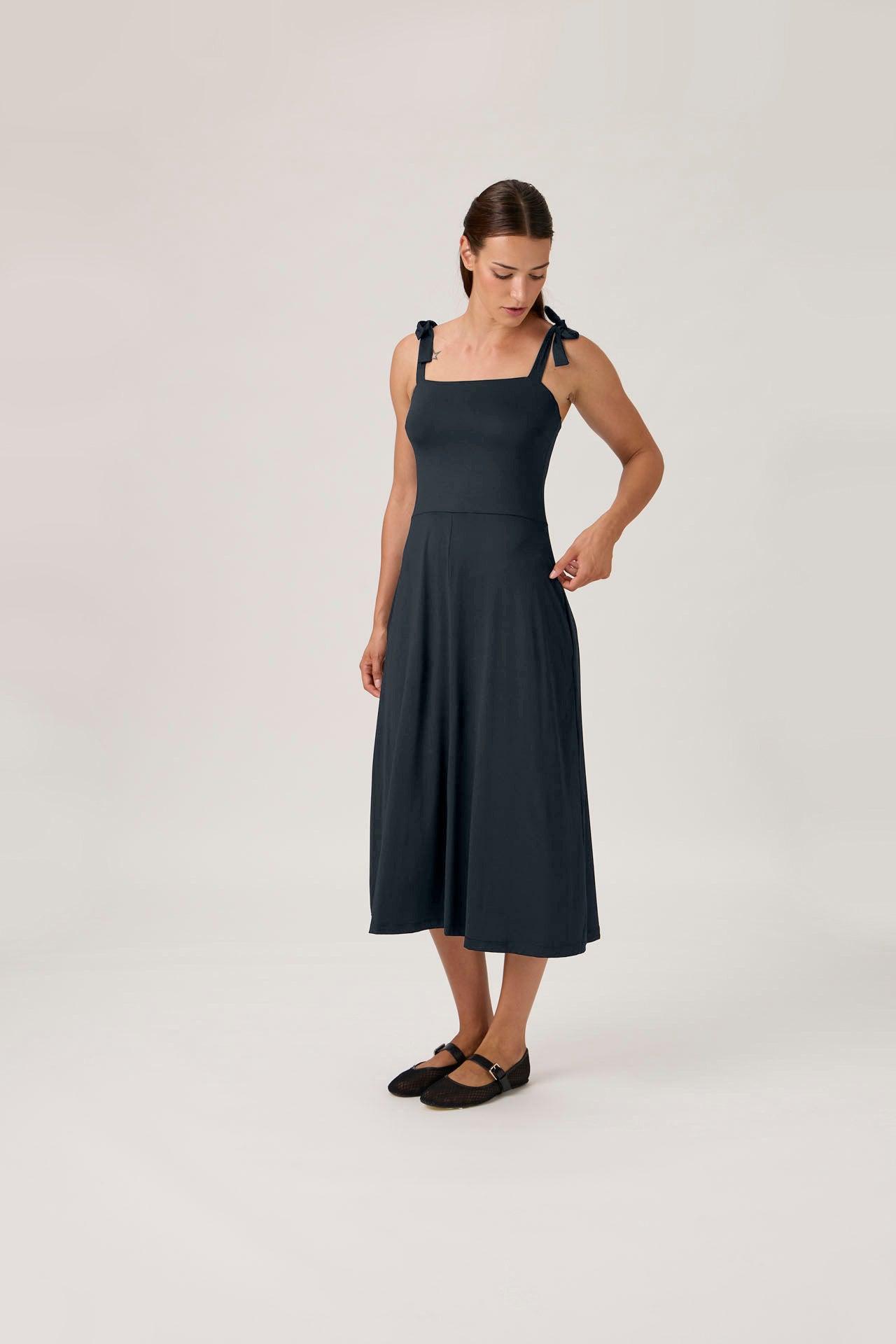 Tie-Strap Dress - Blue Crew