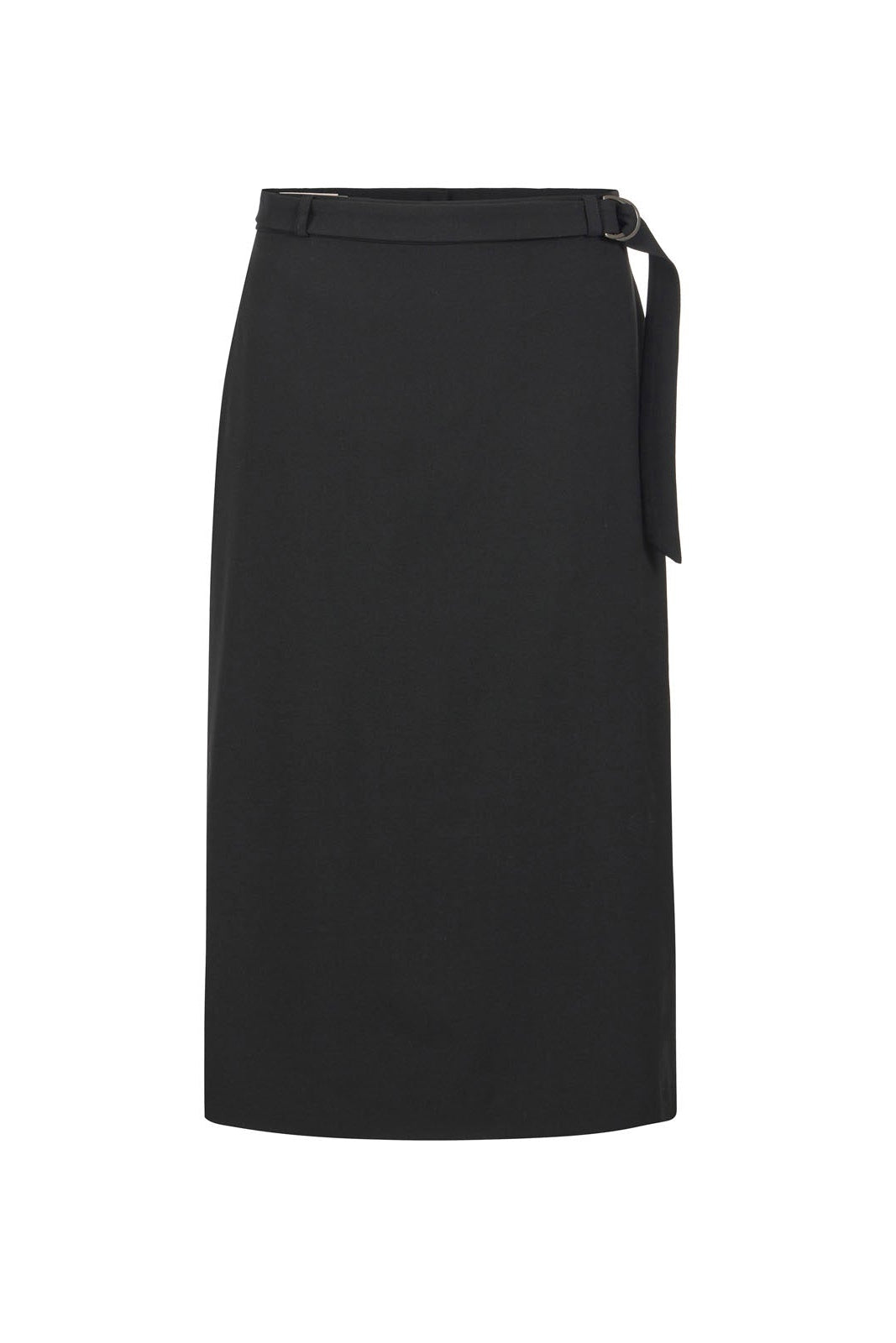 Wool Midi Skirt – 3350 Black