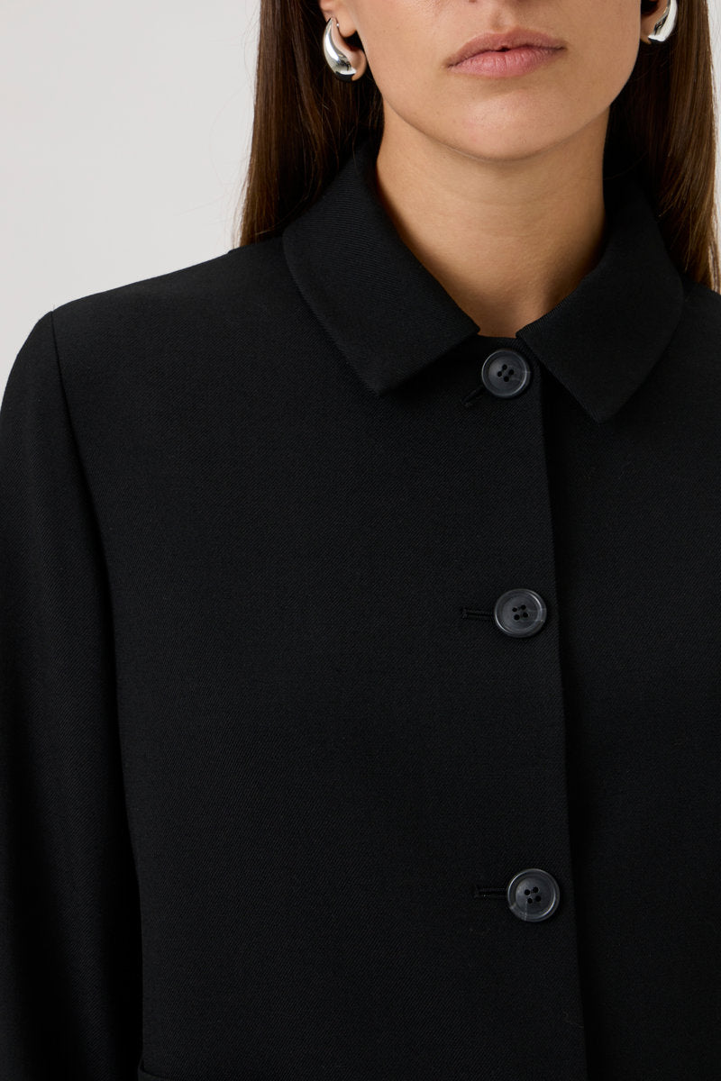 Short Cotton Stretch Jacket – Papabile - 5038 Black