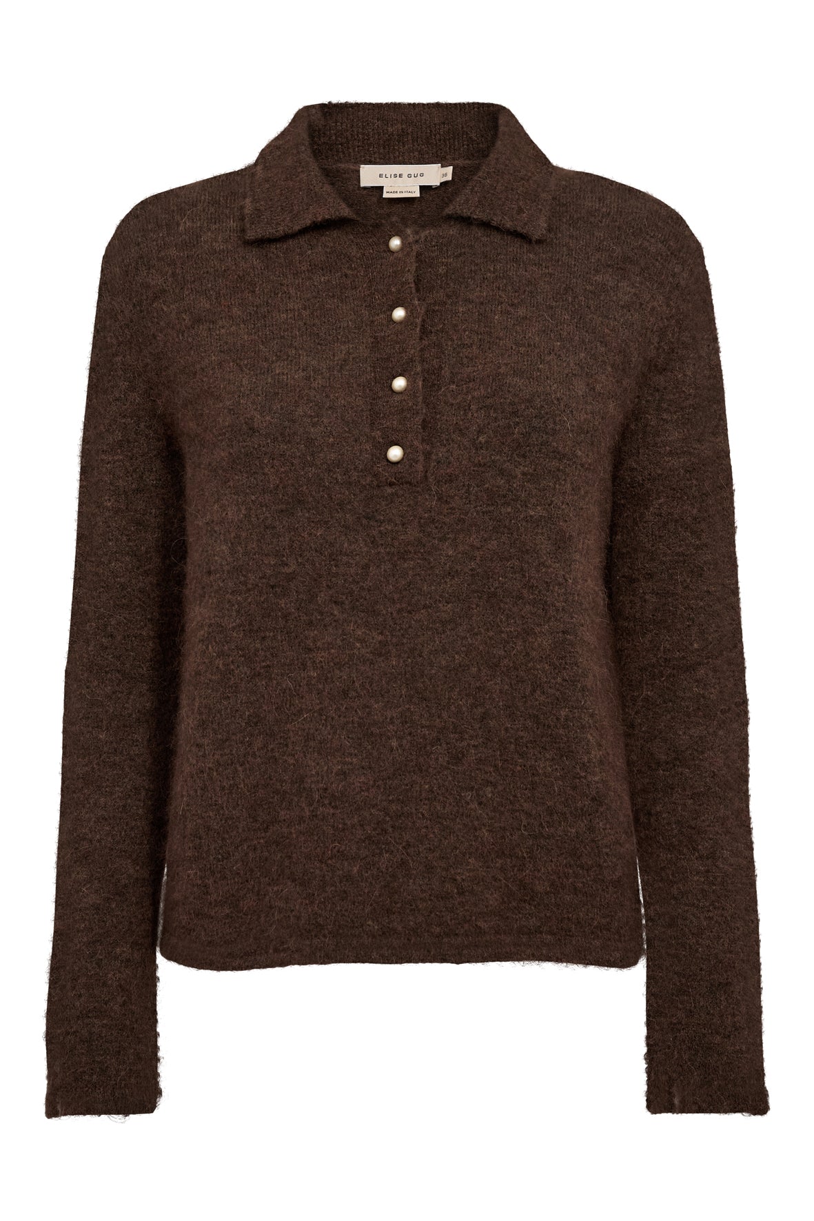 Sweater Long Sleeves in Sid – 7087 Marrone