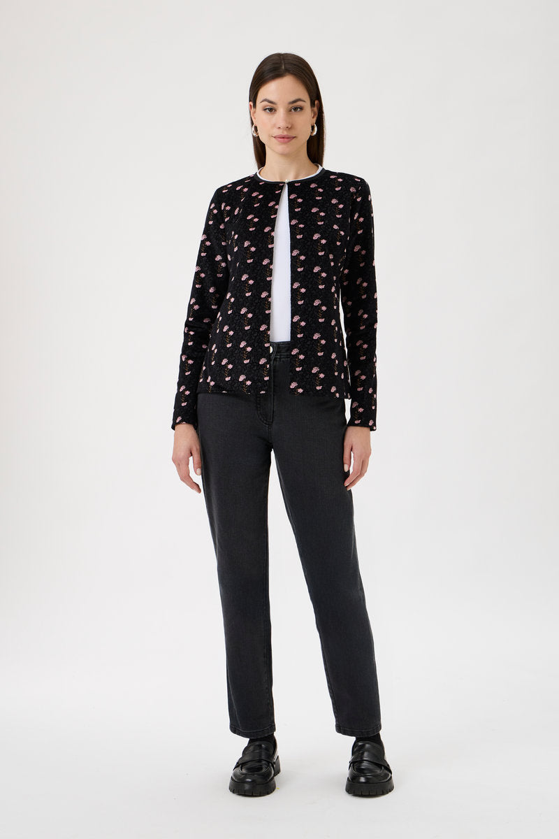 Bouse Jacket in Velvet - 2240 Fiori