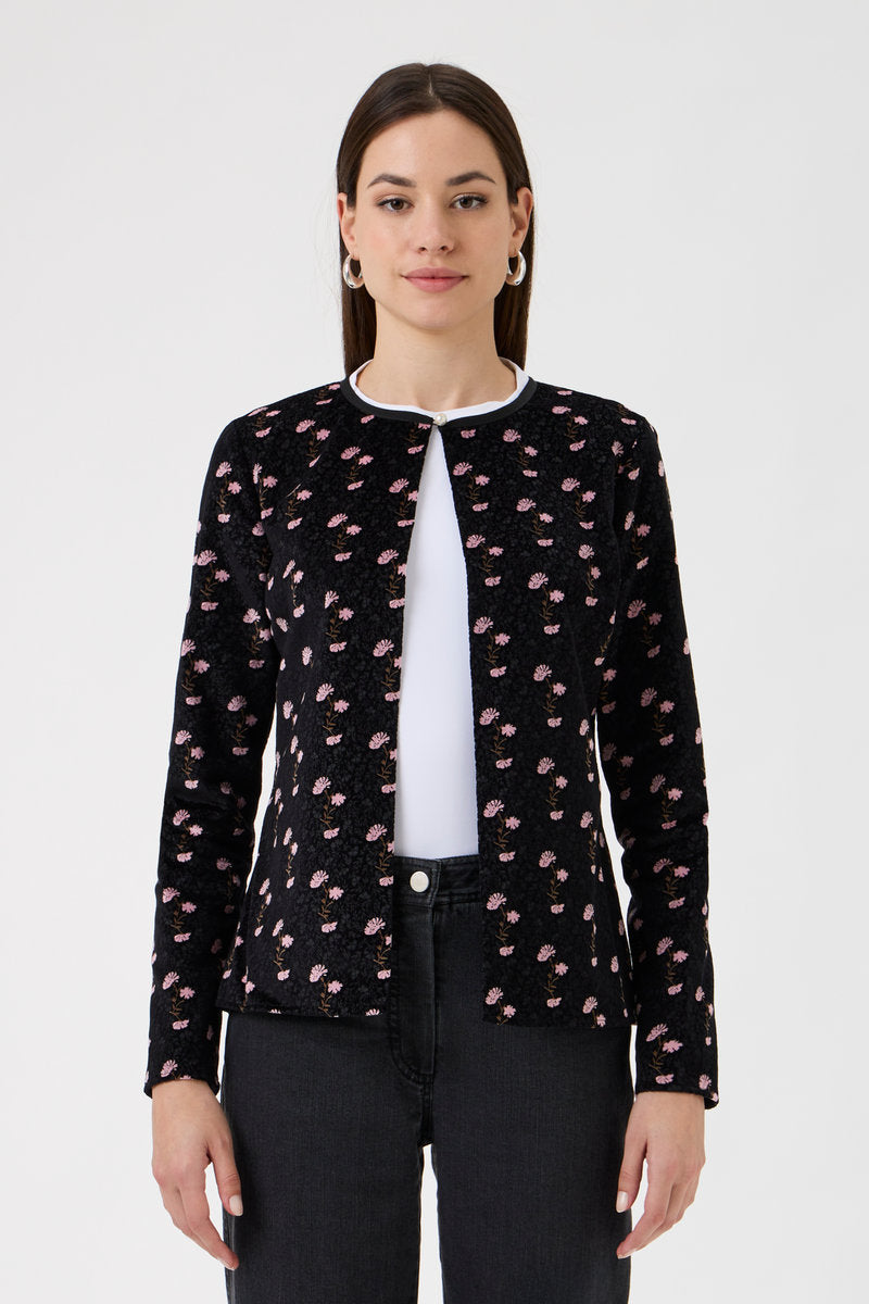 Bouse Jacket in Velvet - 2240 Fiori